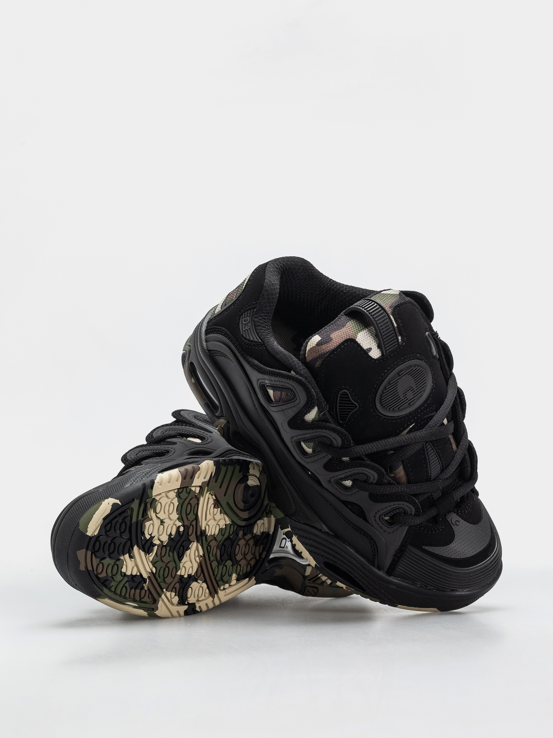 Boty Osiris D3 2001 (black/camo)