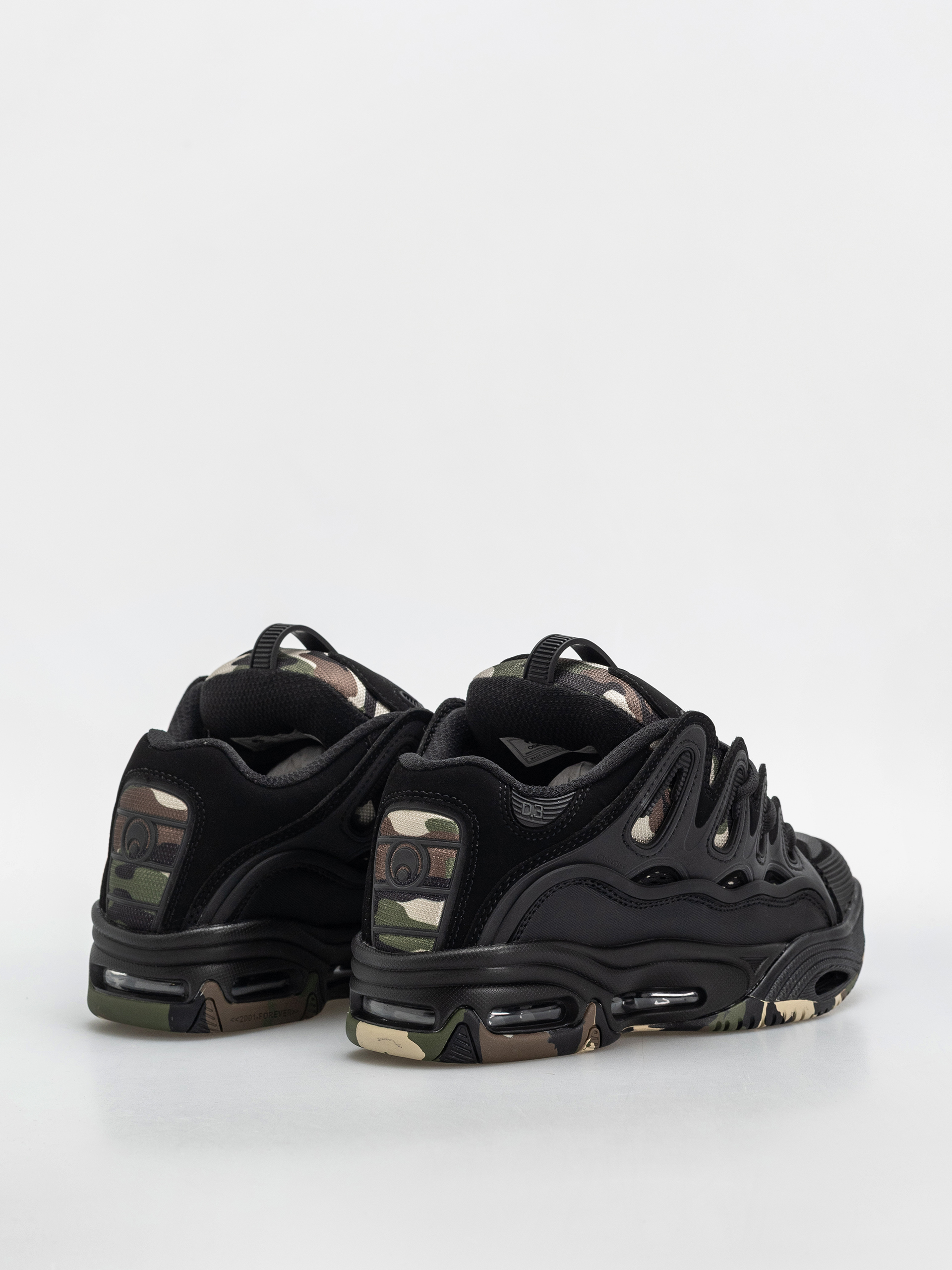 Boty Osiris D3 2001 (black/camo)
