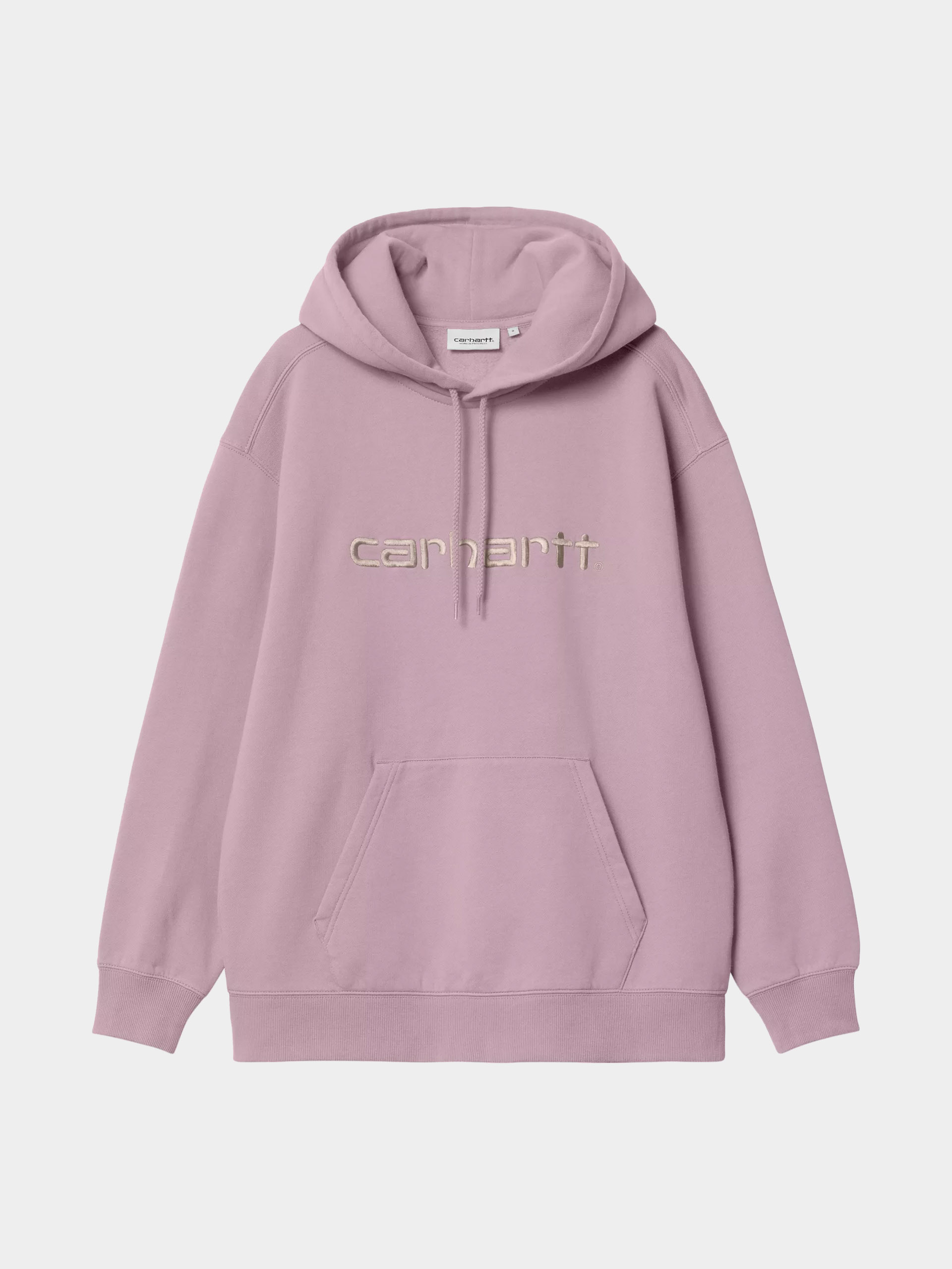 Mikina s kapucí Carhartt WIP Carhartt HD Wmn (gentle pink/cinnerus)