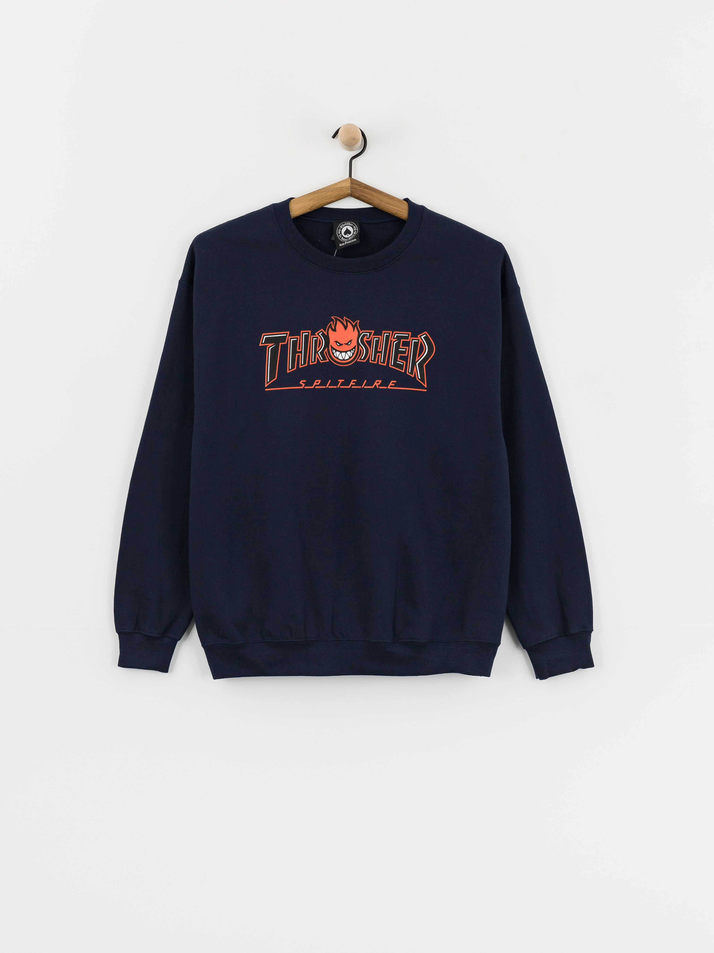 Mikina Thrasher x Spitfire Big Head Outline (navy)