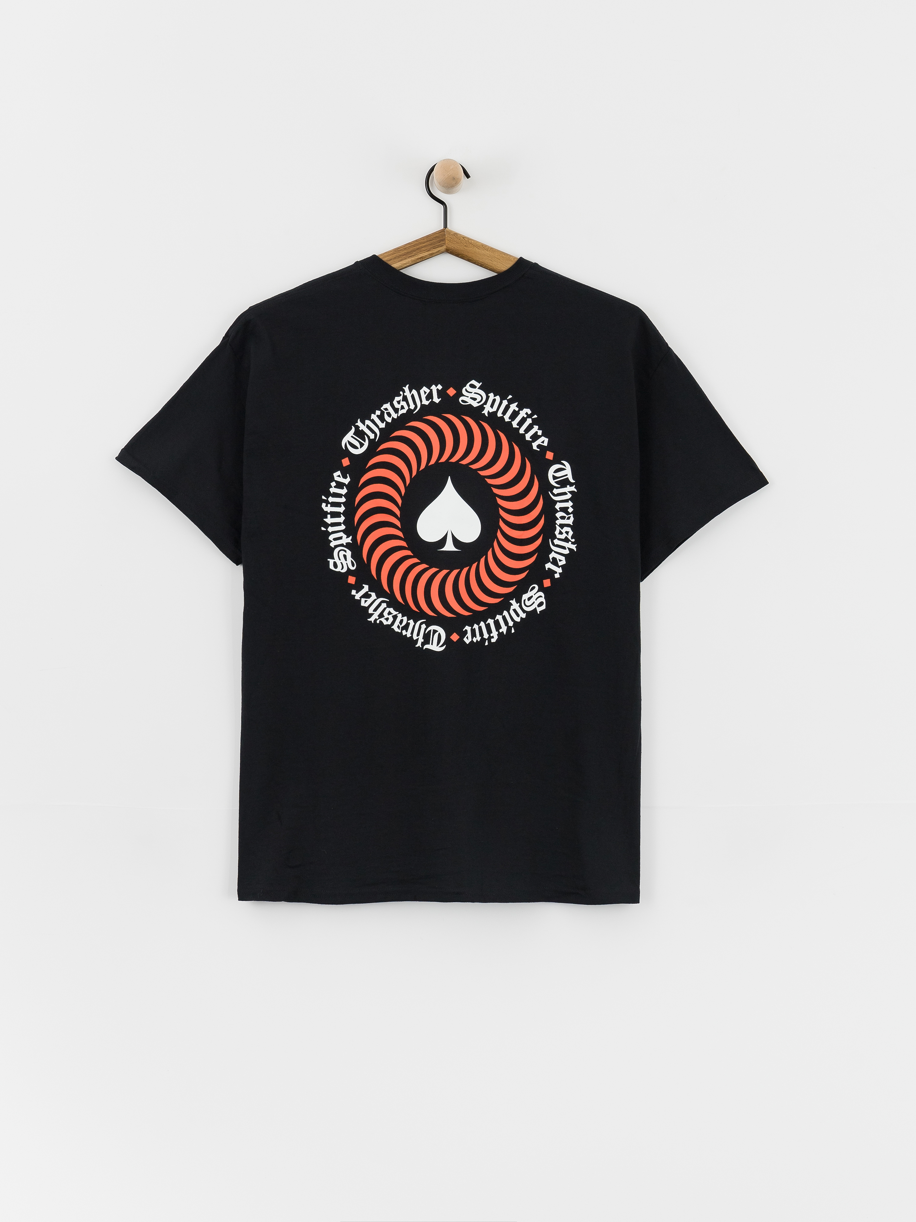 Tričko Thrasher x Spitfire The End Oath (black)