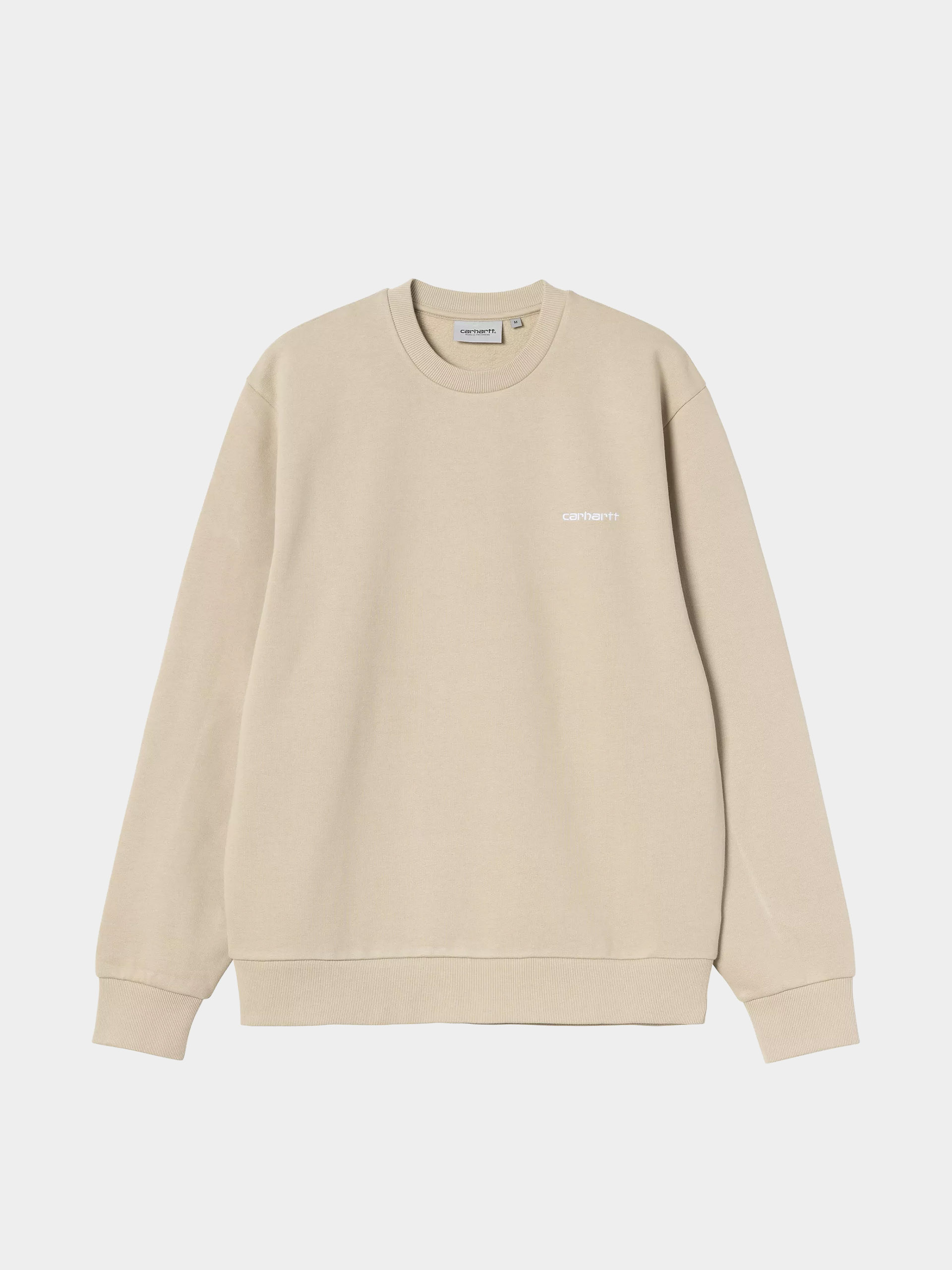 Mikina Carhartt WIP Script Embroidery (barchan/white)