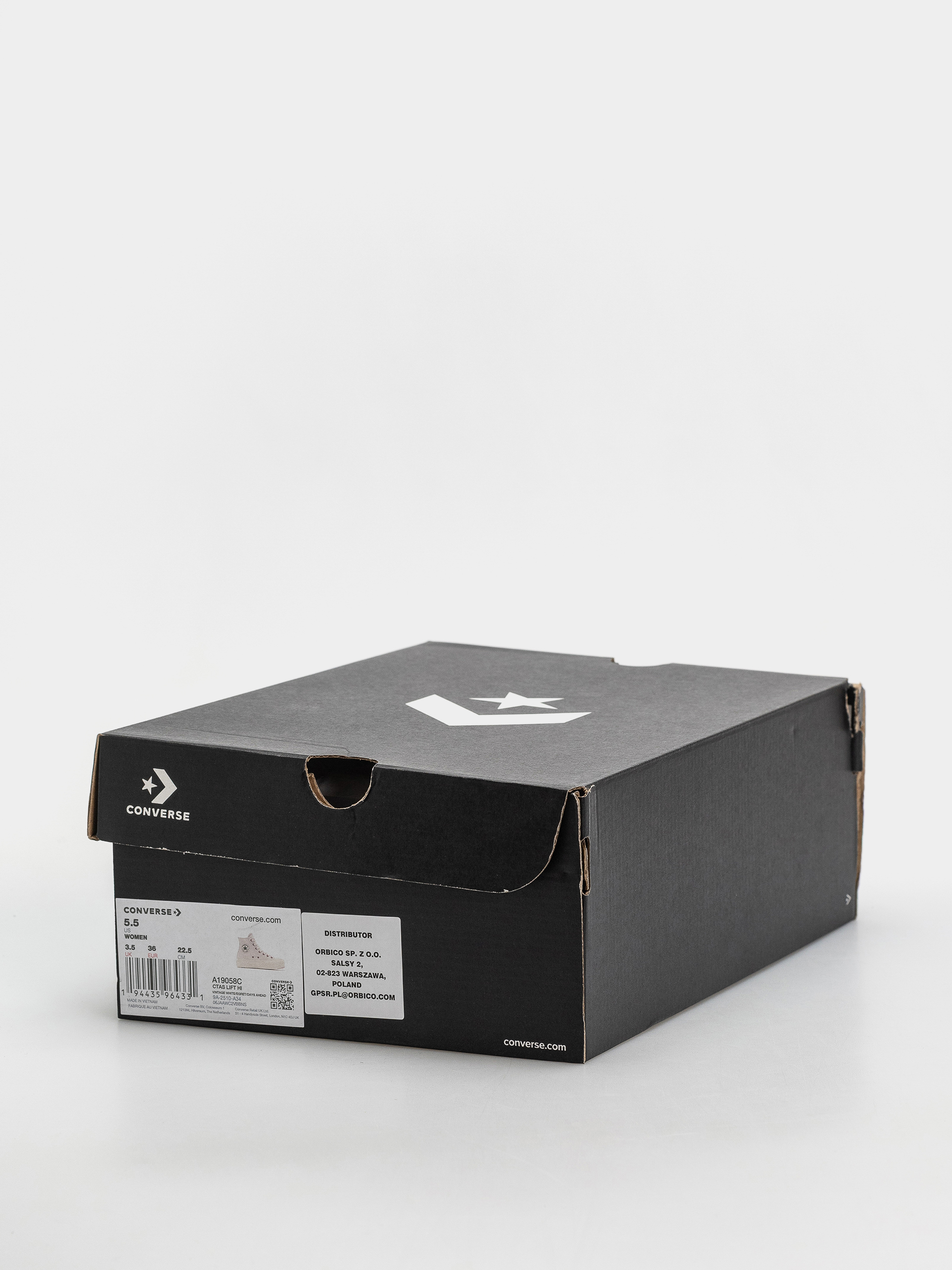 Tenisky Converse Chuck Taylor All Star Lift Hi Wmn (vintage white/egret)