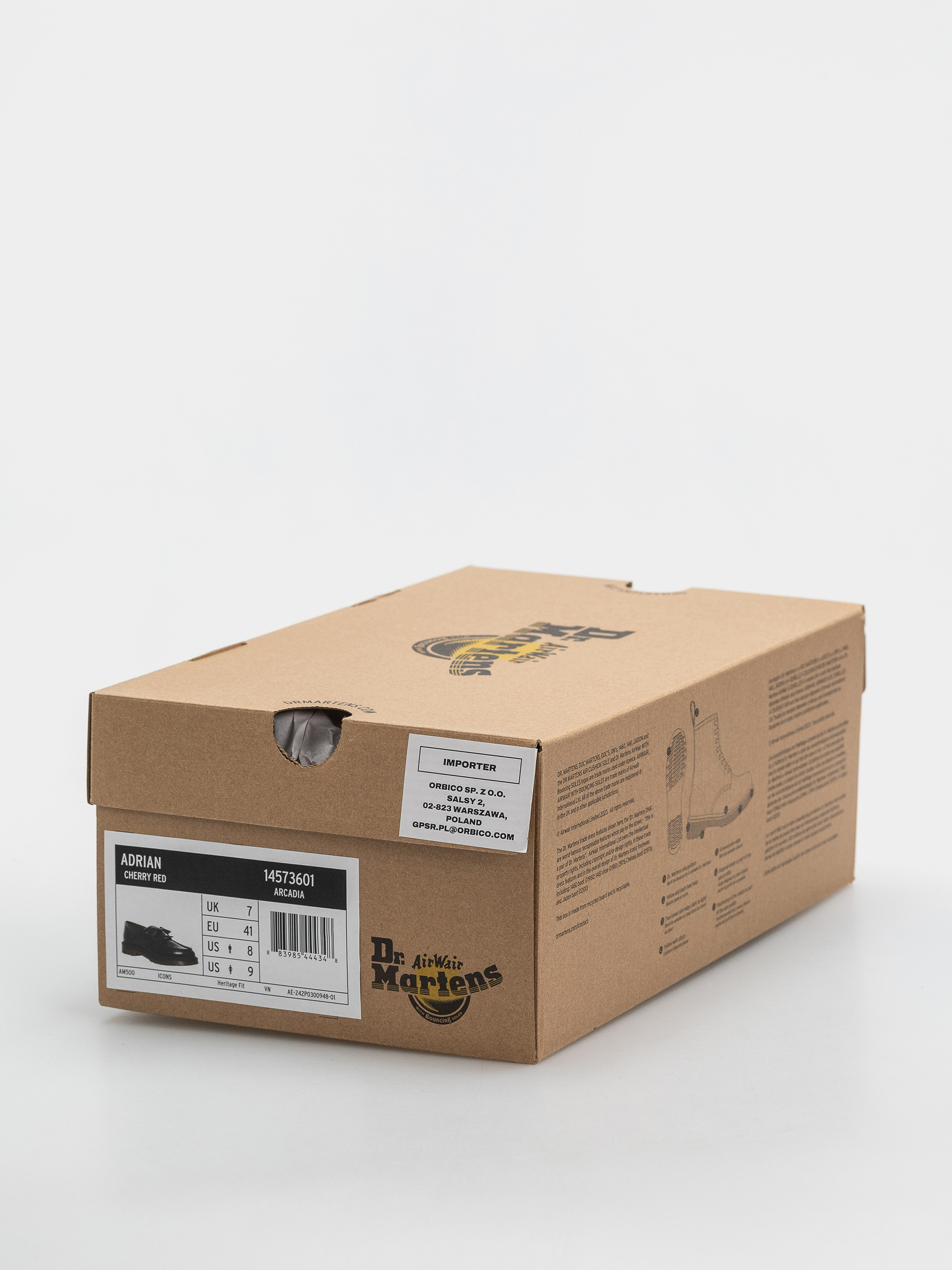 Boty Dr. Martens Adrian Tassel Loafer (cherry red arcadia)