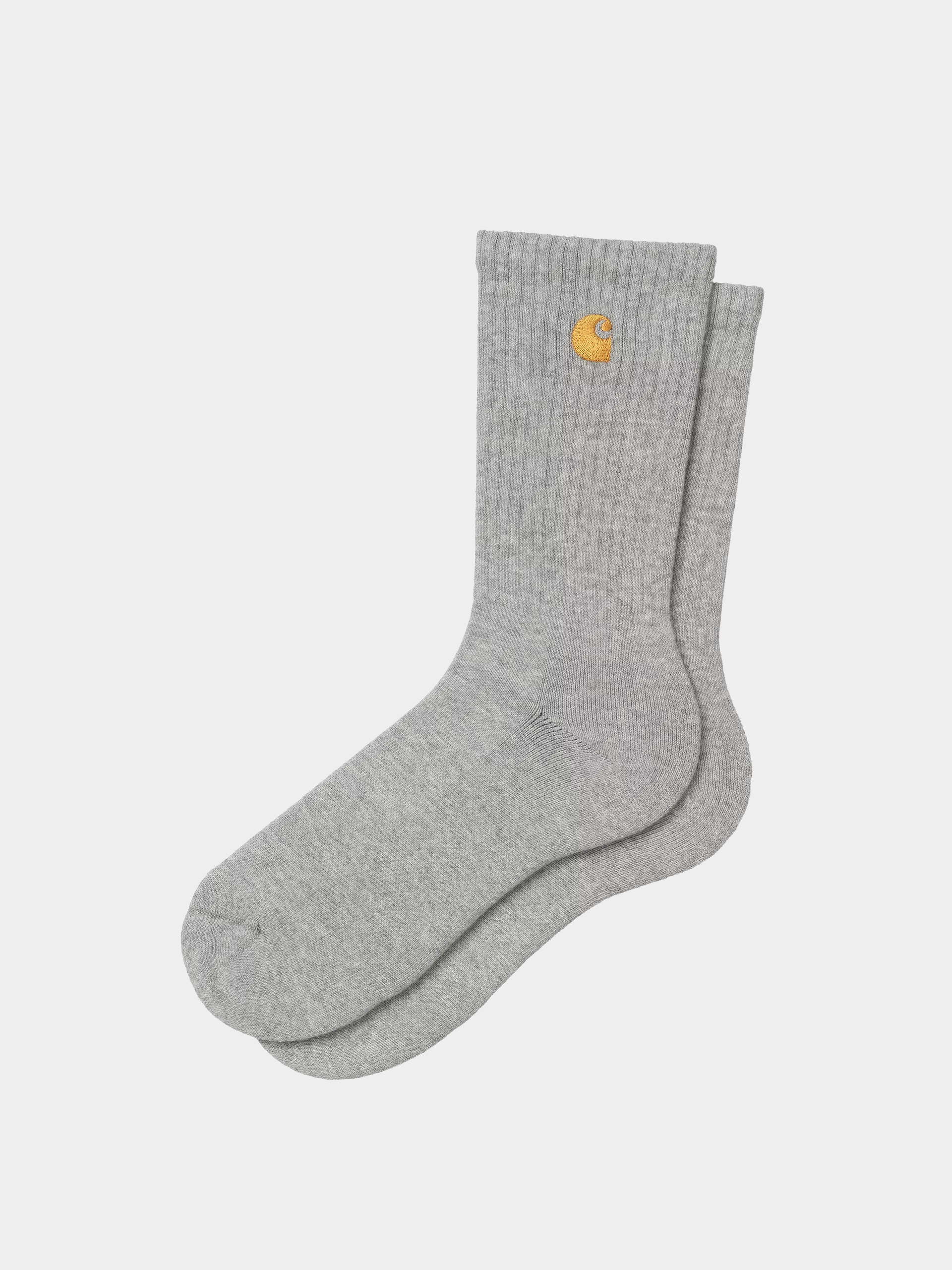 Ponožky Carhartt WIP Chase (grey heather/gold)