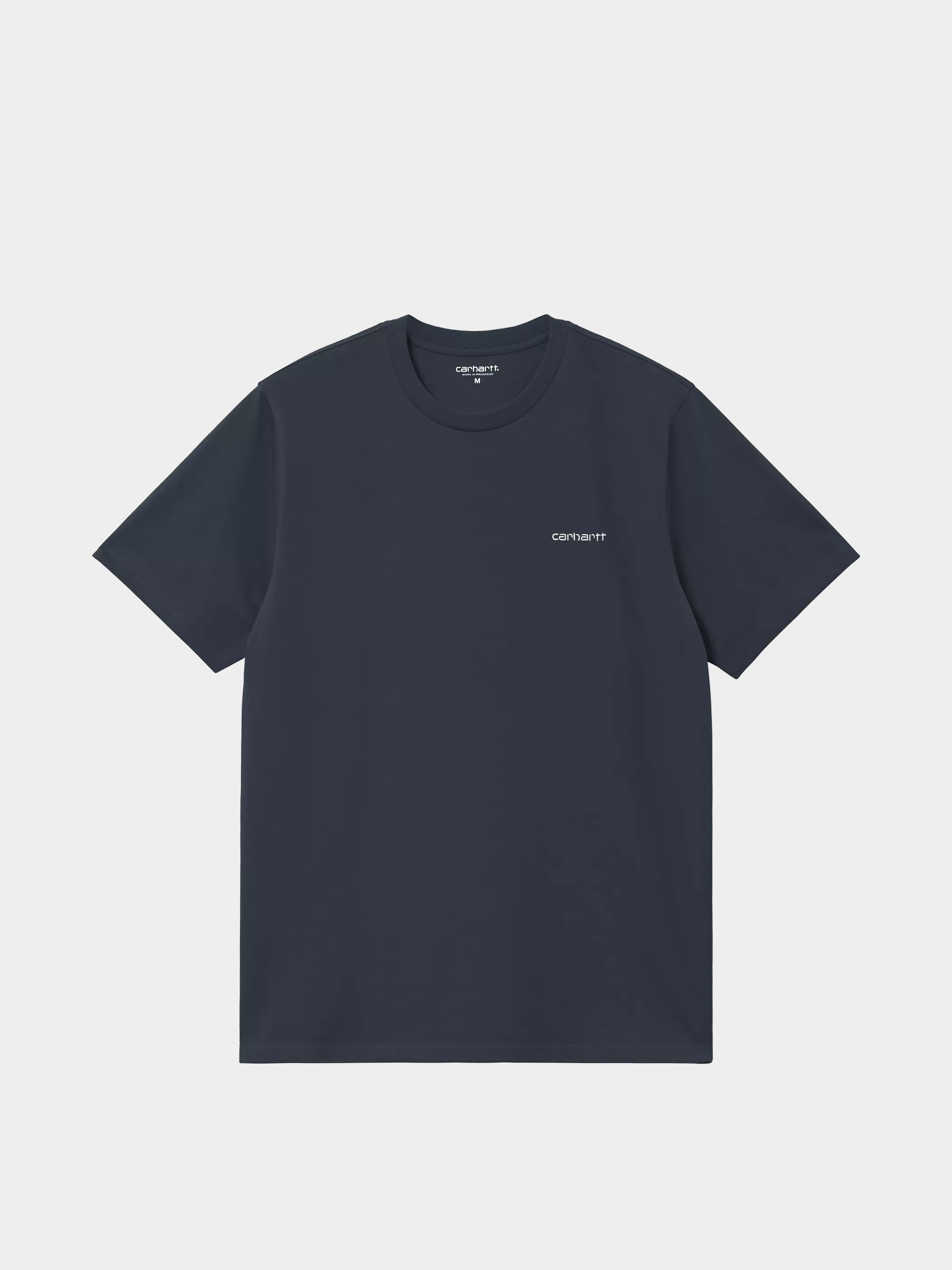 Tričko Carhartt WIP Script Embroidery (deep night/white)