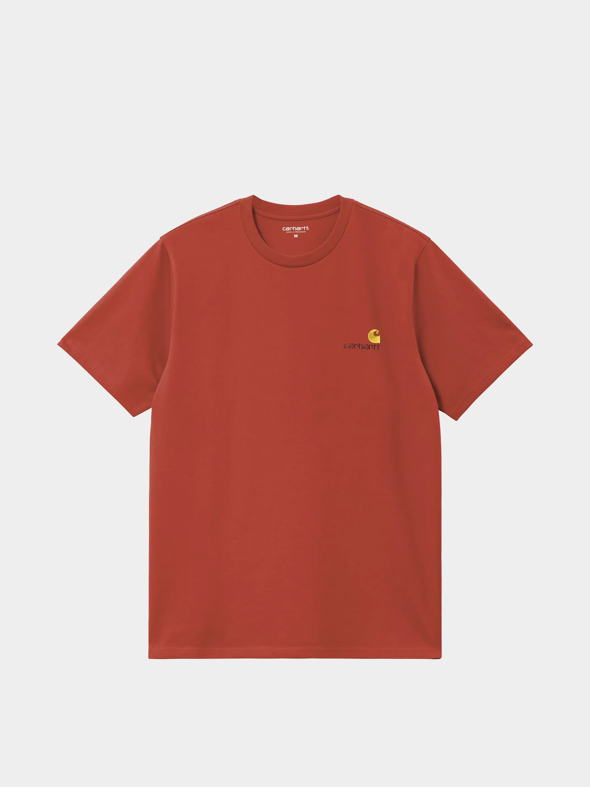Tričko Carhartt WIP American Script (oxide red)