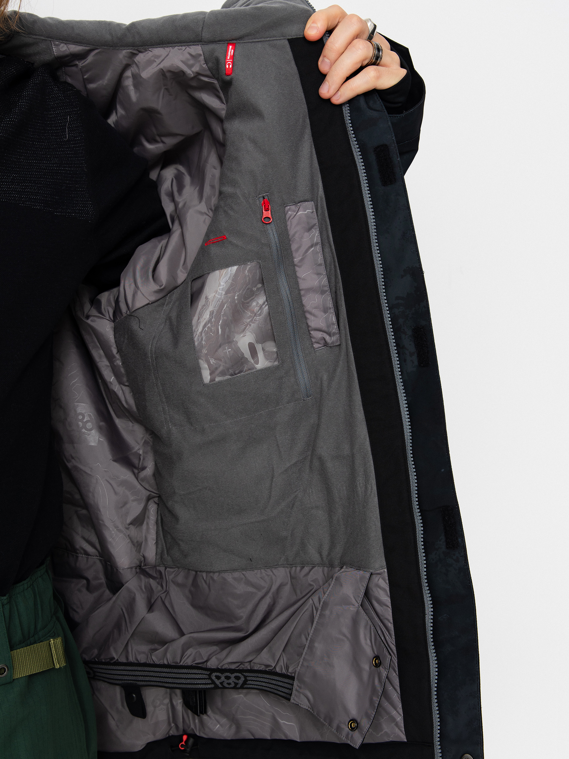 Pánská Snowboardová bunda 686 Geo Insulated (black hemisphere)