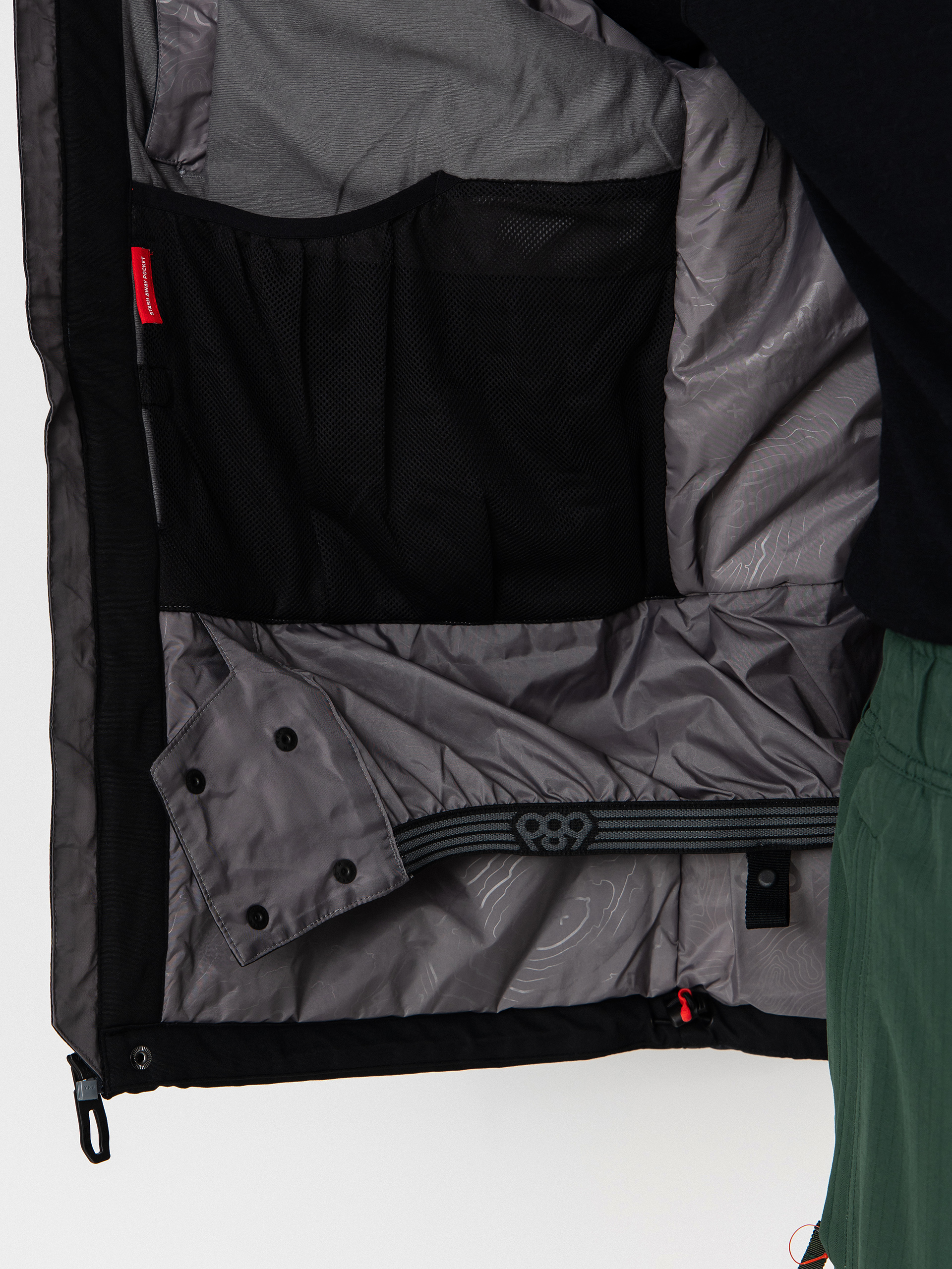 Pánská Snowboardová bunda 686 Geo Insulated (black hemisphere)