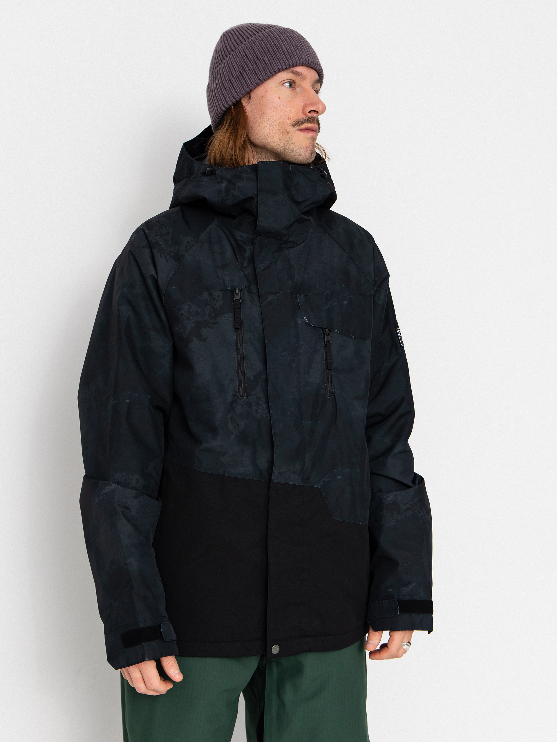 Pánská Snowboardová bunda 686 Geo Insulated (black hemisphere)