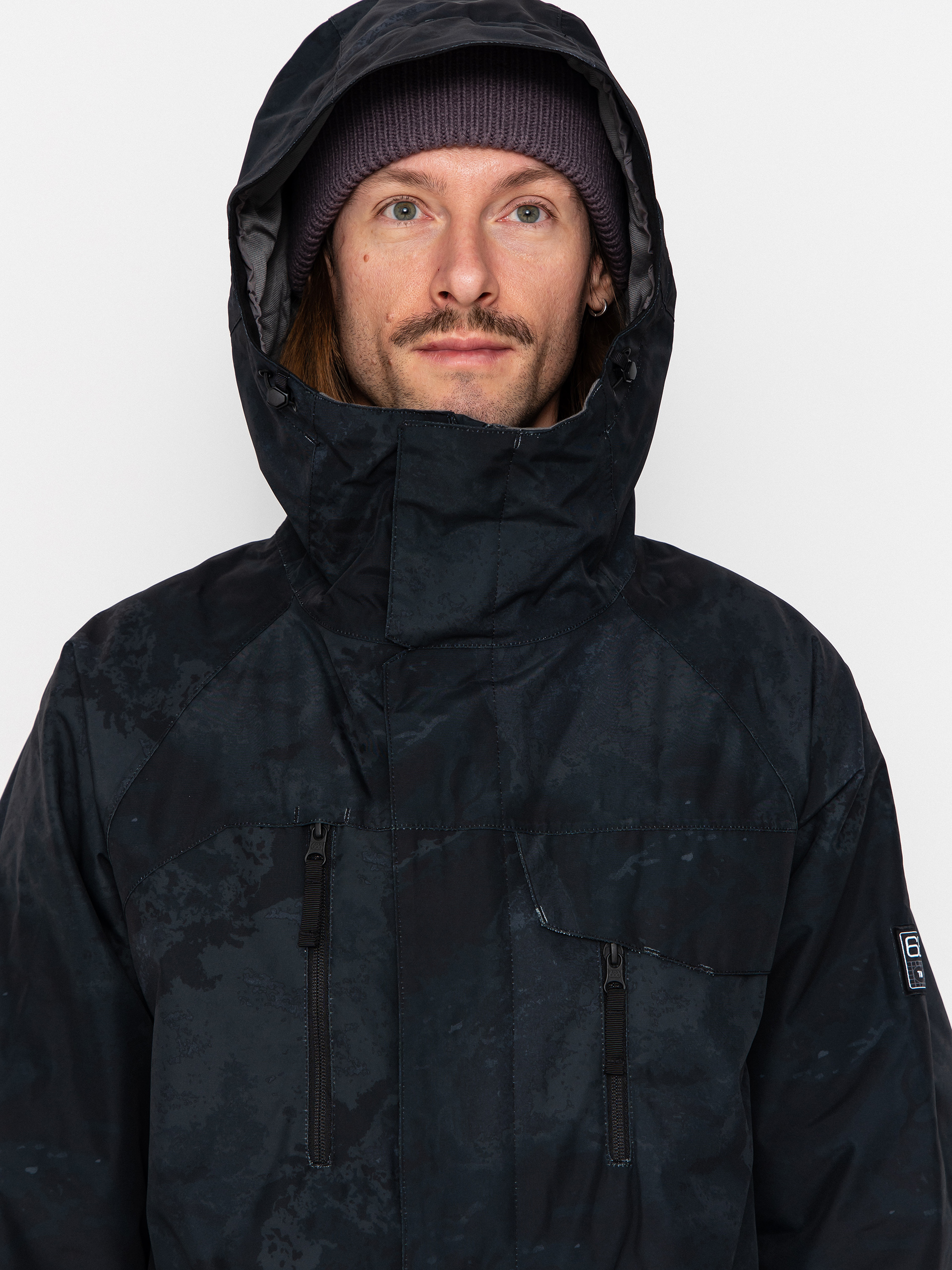 Pánská Snowboardová bunda 686 Geo Insulated (black hemisphere)