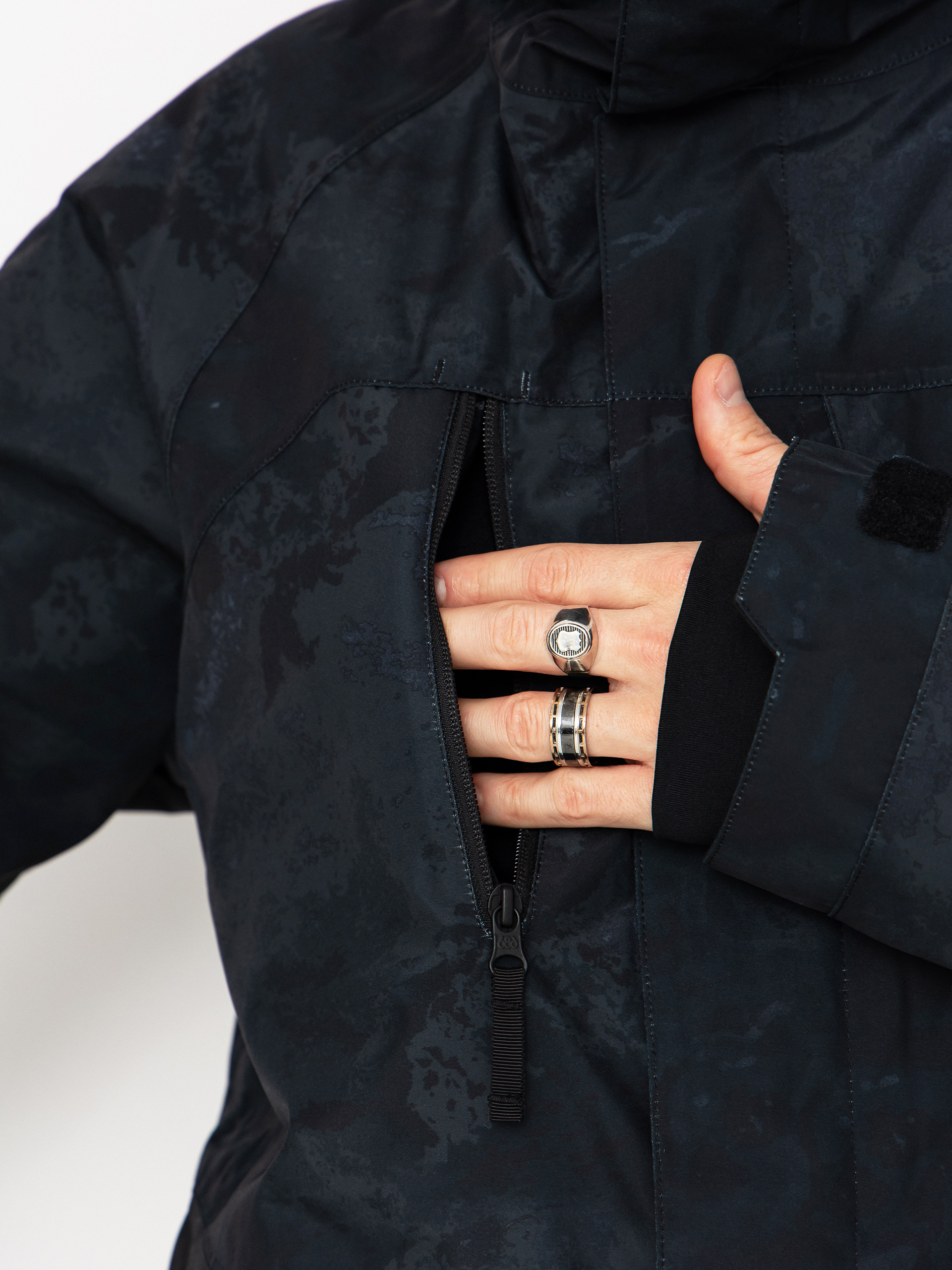 Pánská Snowboardová bunda 686 Geo Insulated (black hemisphere)