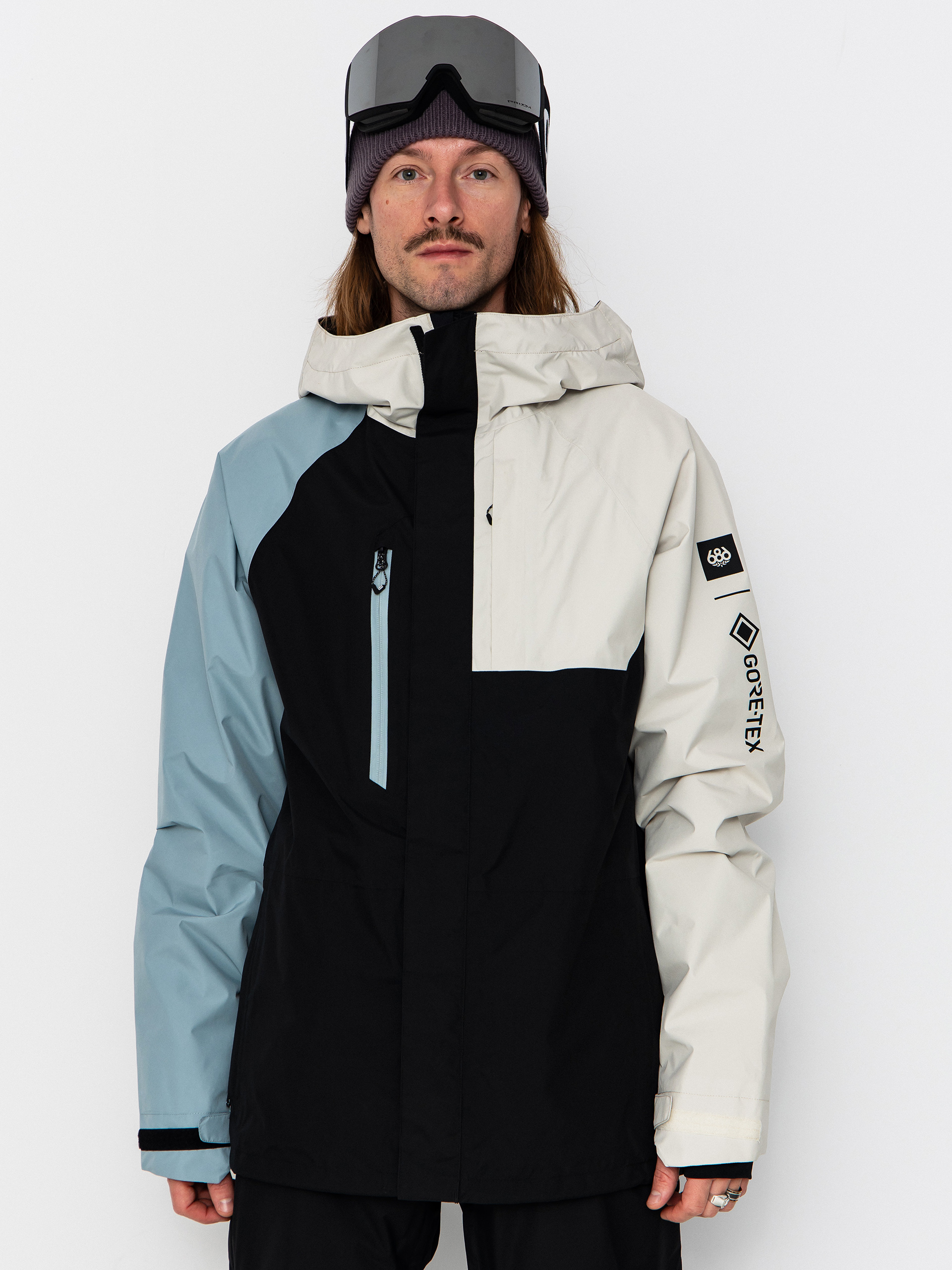 Snowboardová bunda 686 Gore-TeX Core (limestone colorblock)