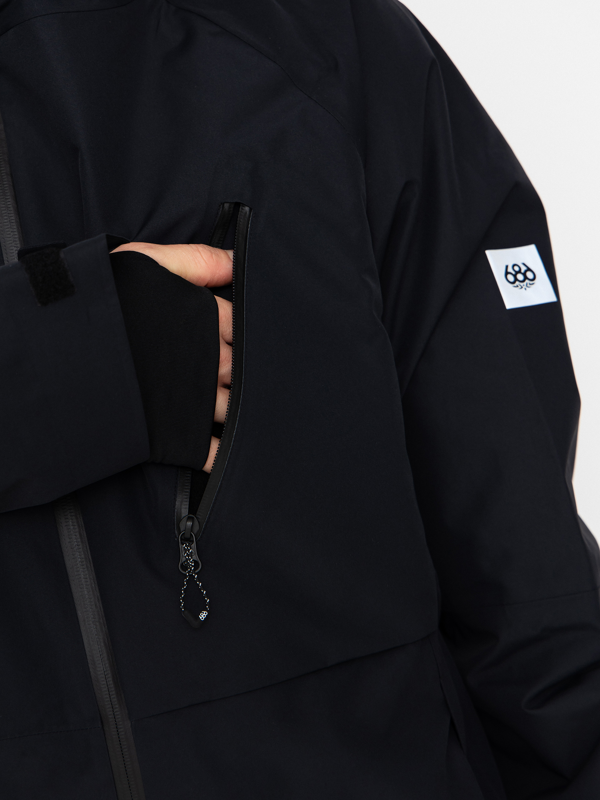 Snowboardovu00e1 bunda 686 Hydra Thermagraph (black)