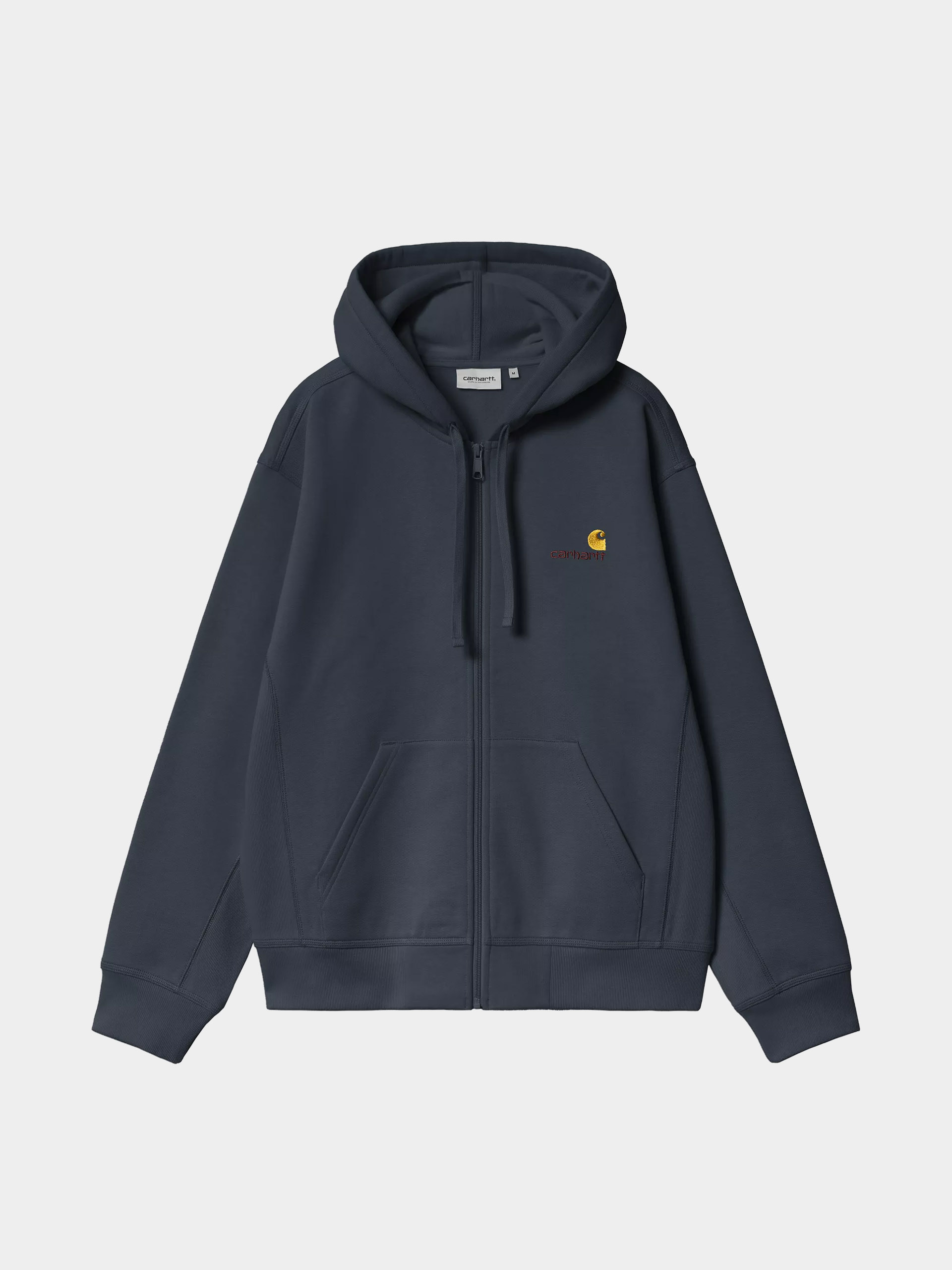 Mikina s kapucu00ed Carhartt WIP American Script ZHD (deep night)
