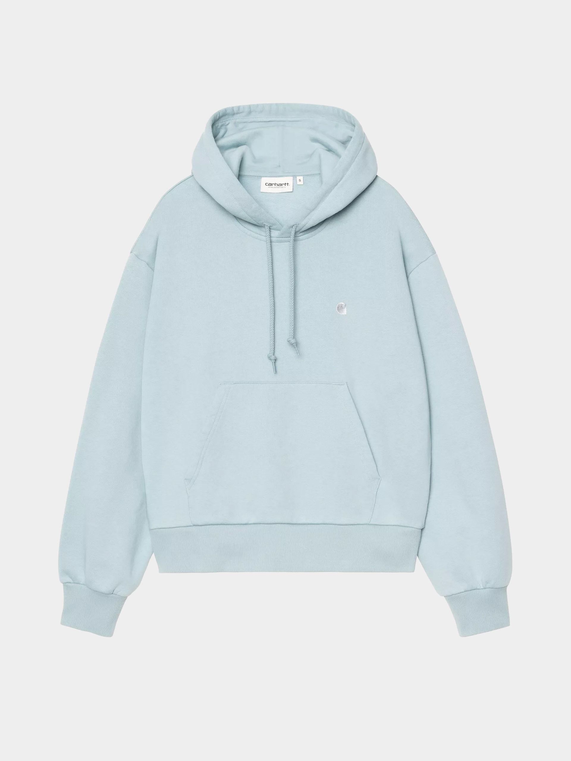 Mikina s kapucí Carhartt WIP Casey HD Wmn (tourmaline/silver)