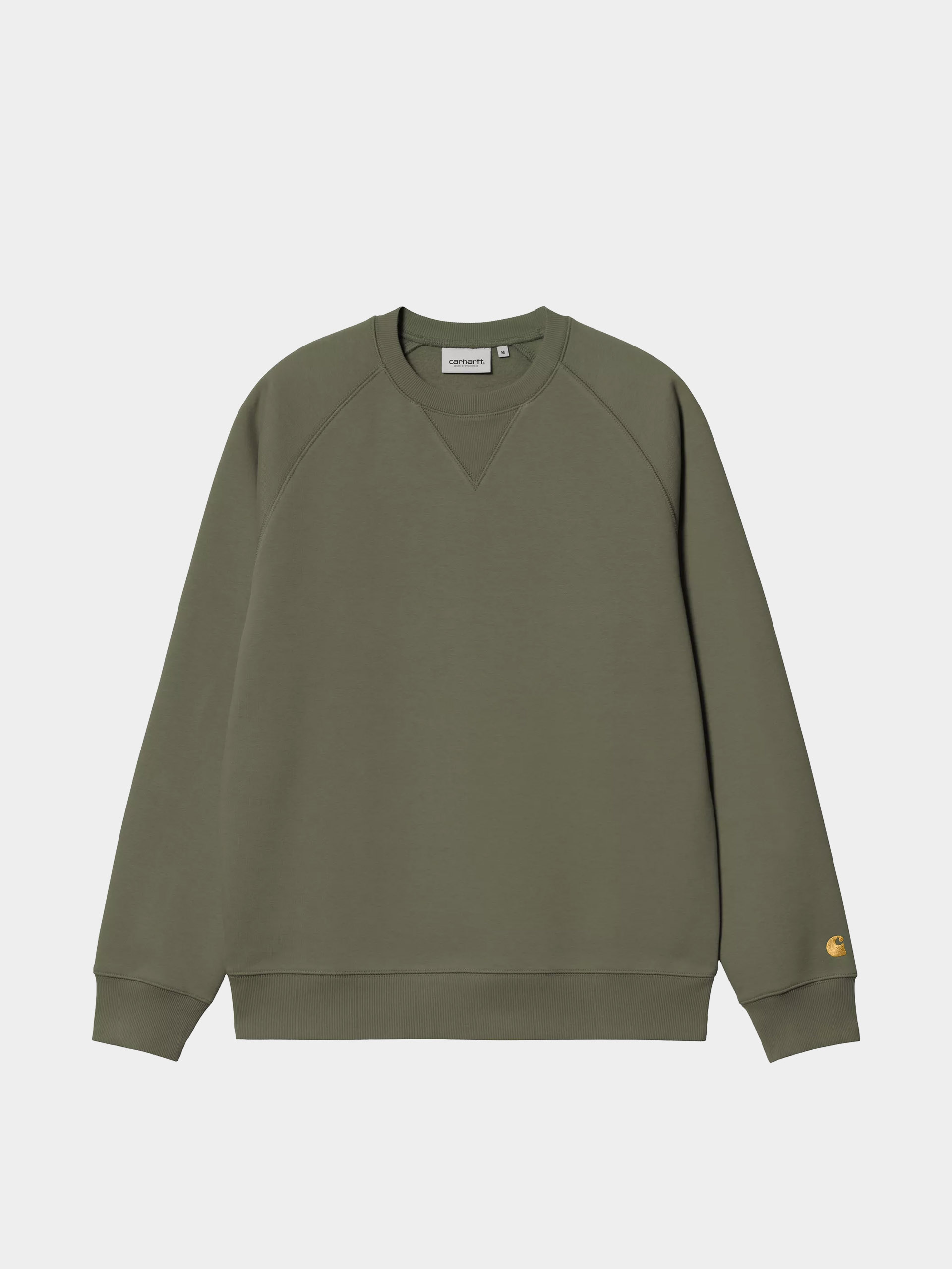 Mikina Carhartt WIP Chase (leaf/gold)