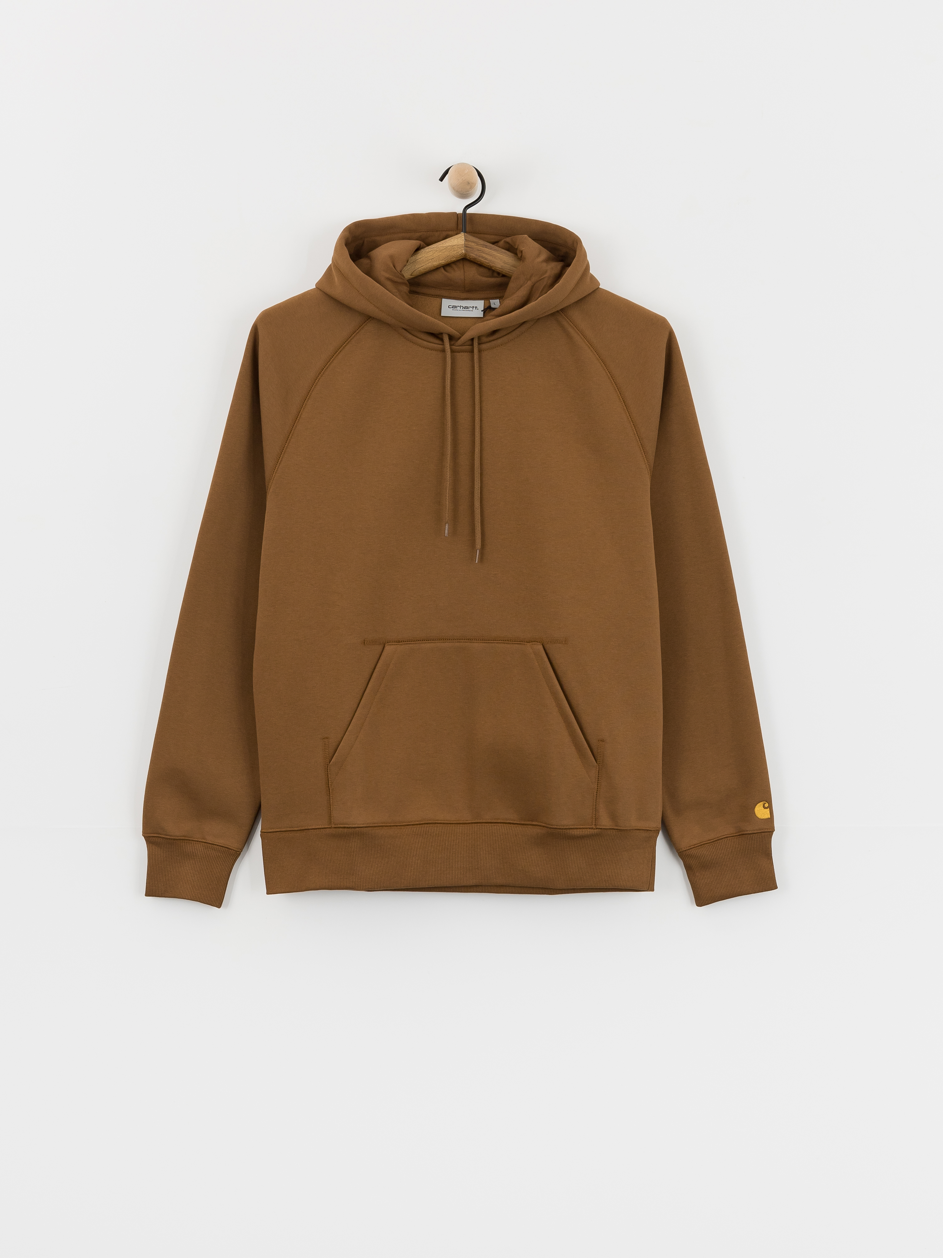 Mikina s kapucu00ed Carhartt WIP Chase HD (hamilton brown/gold)