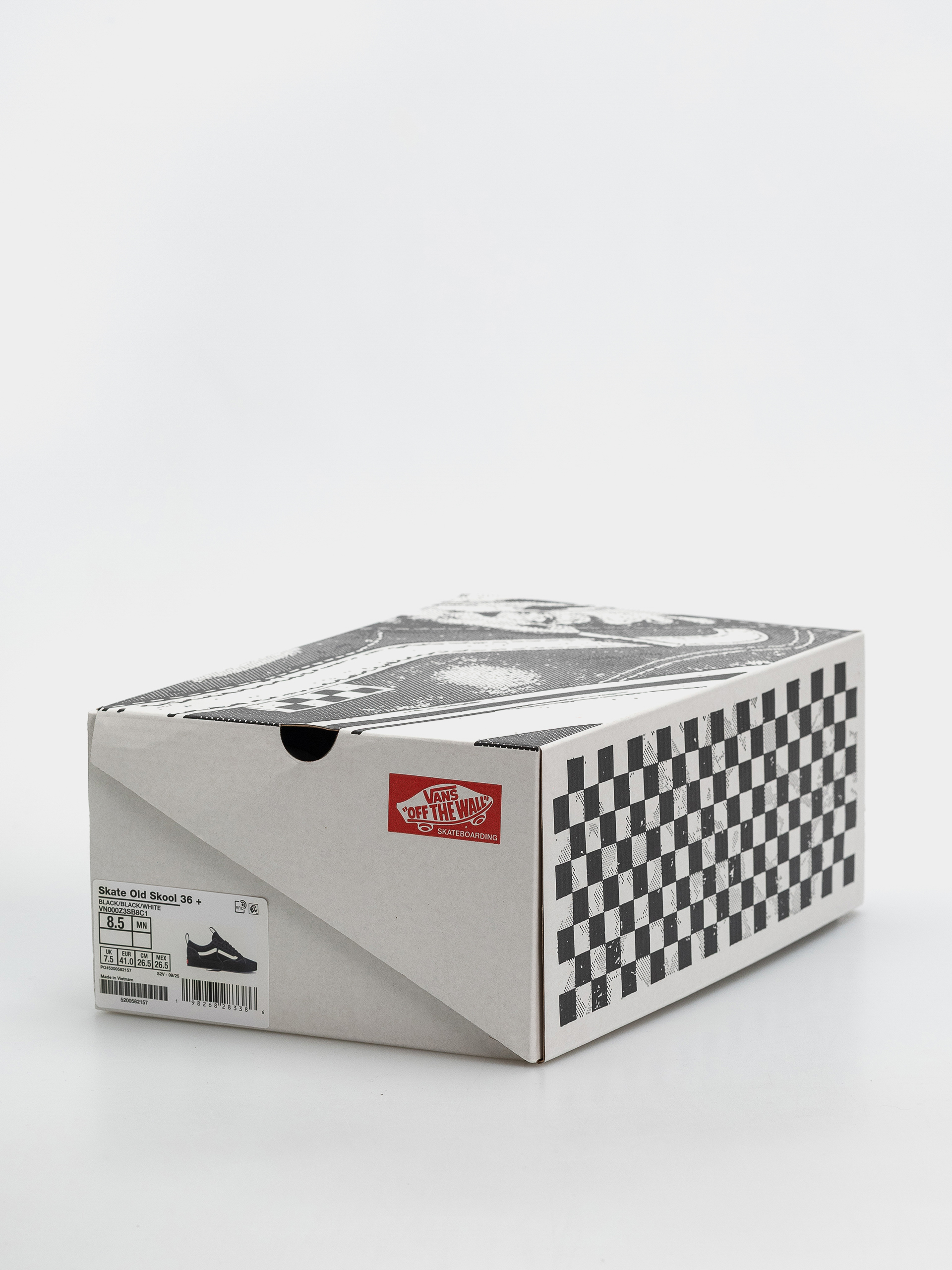 Boty Vans Skate Old Skool 36 + (black/black/whi)