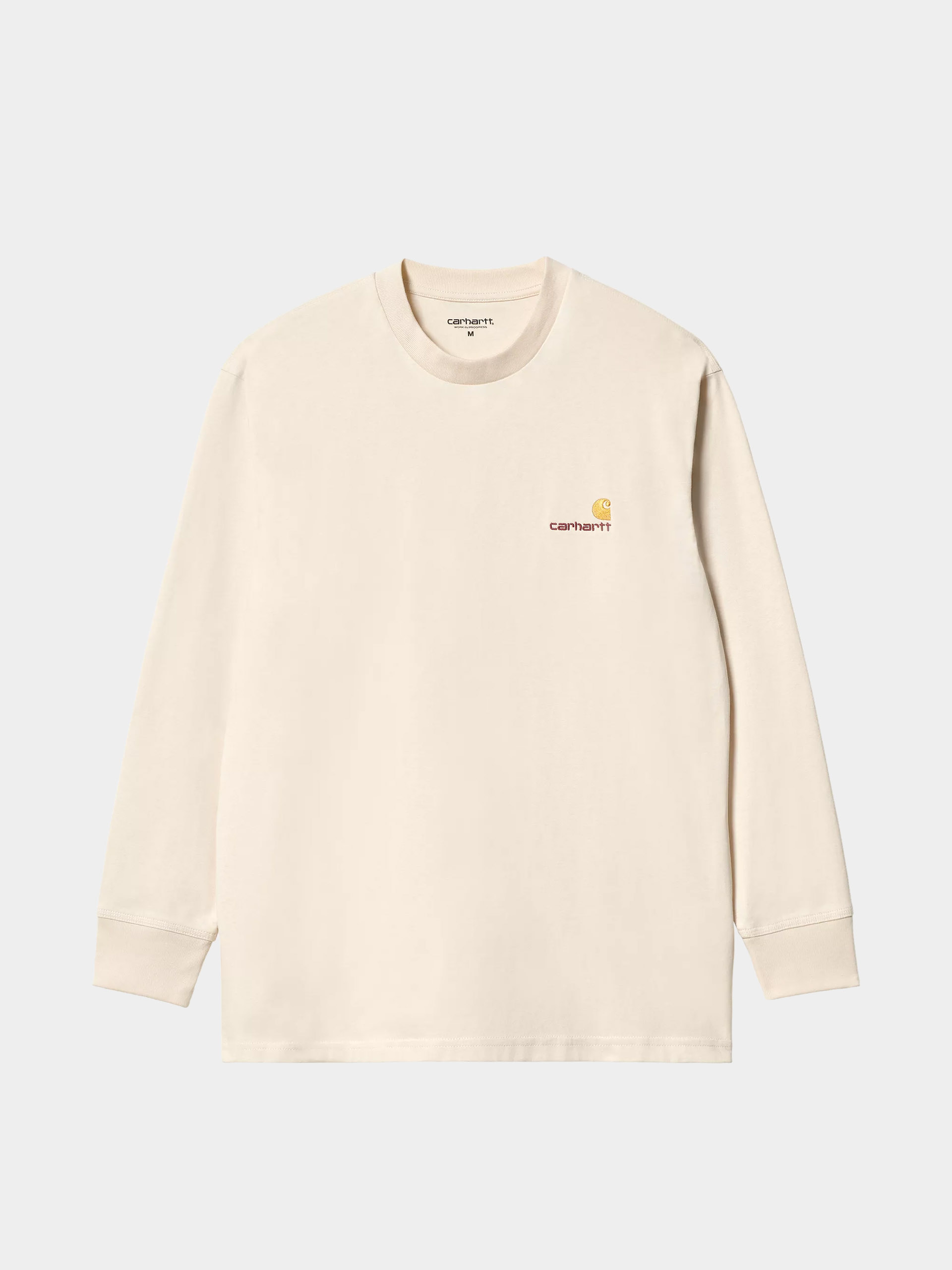 Triko Carhartt WIP American Script (natural)