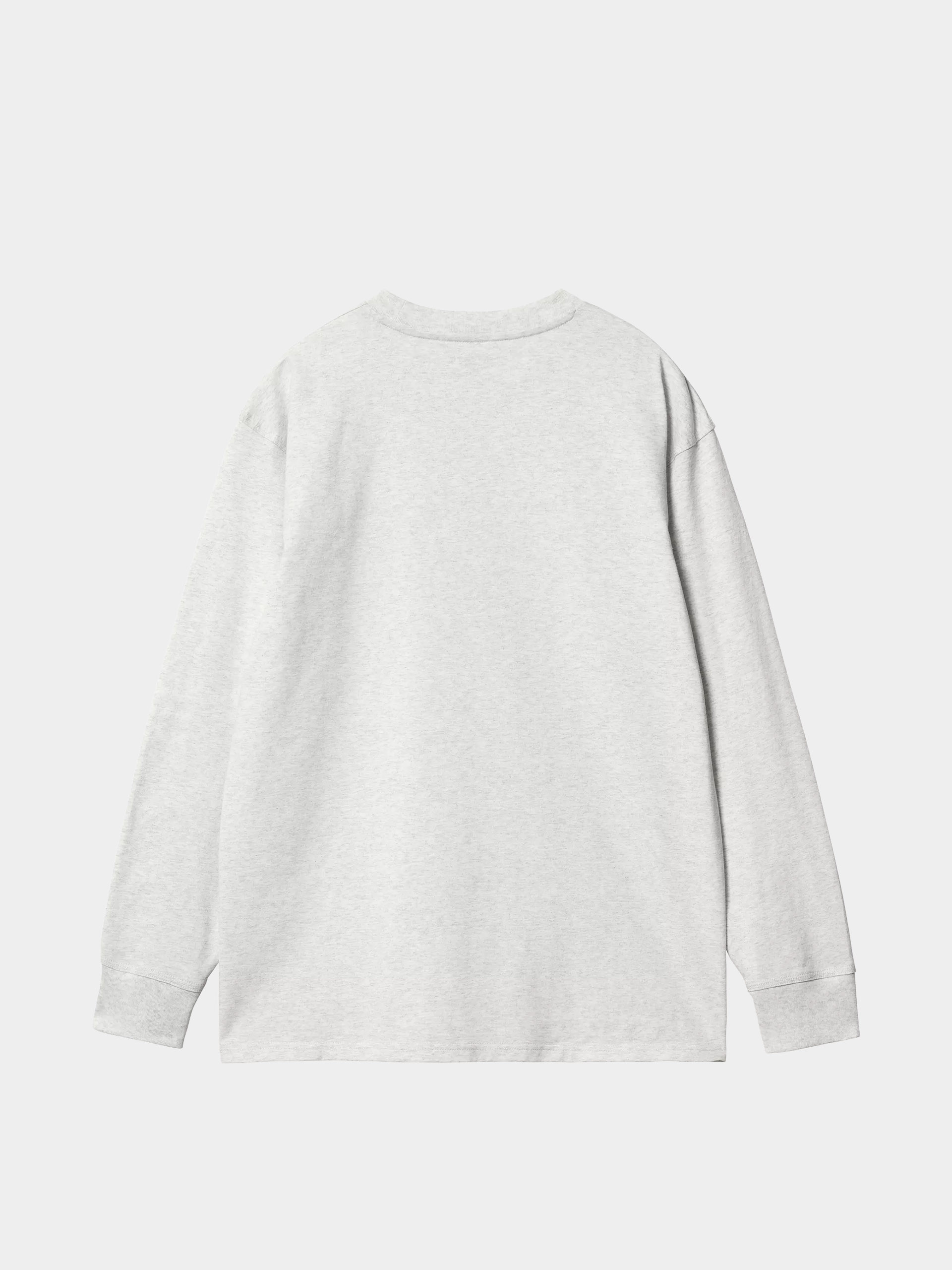 Triko Carhartt WIP American Script (ash heather)