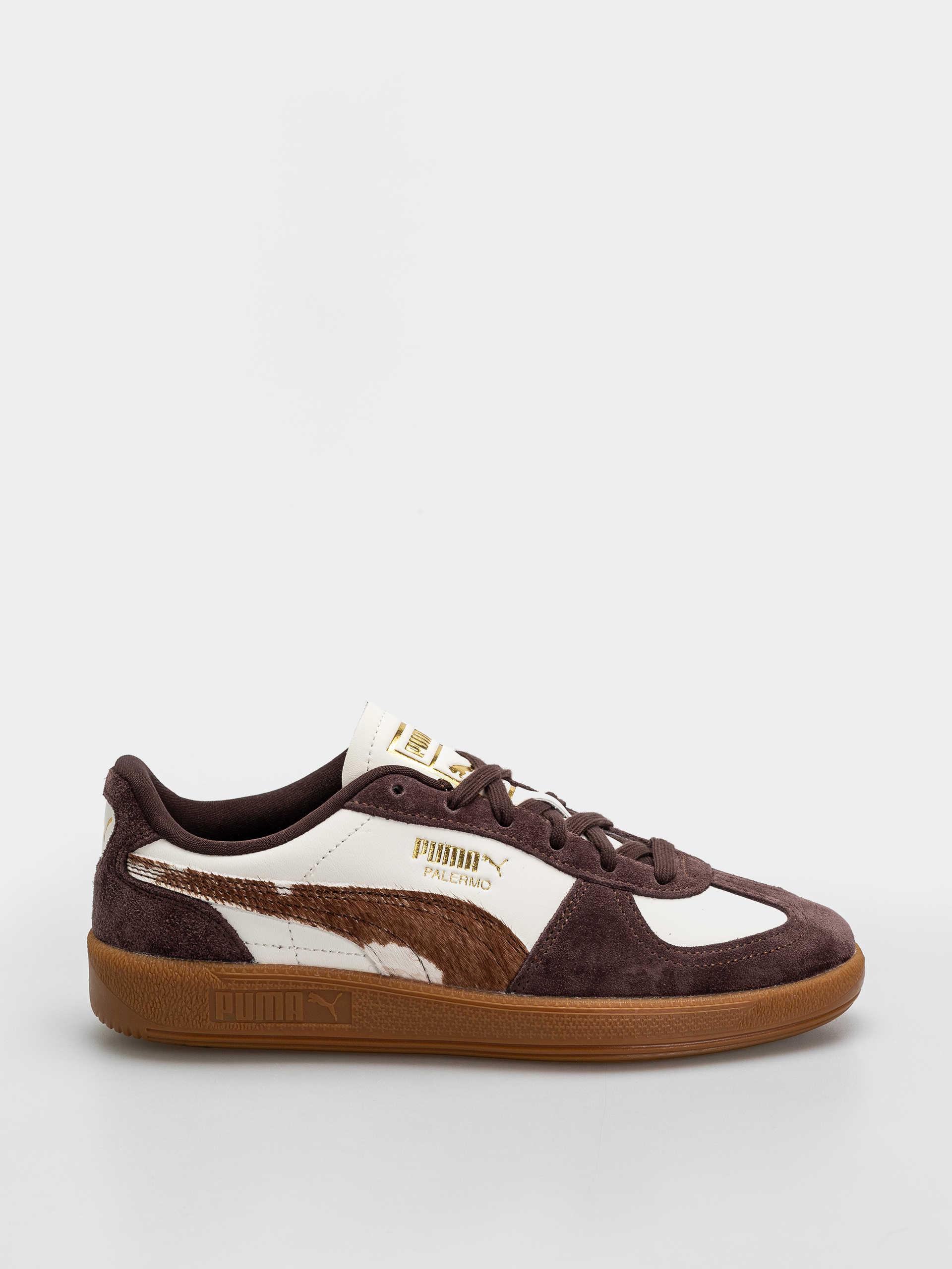 Boty Puma Palermo Cow Wmn (warm white/chocolate brown/gum)
