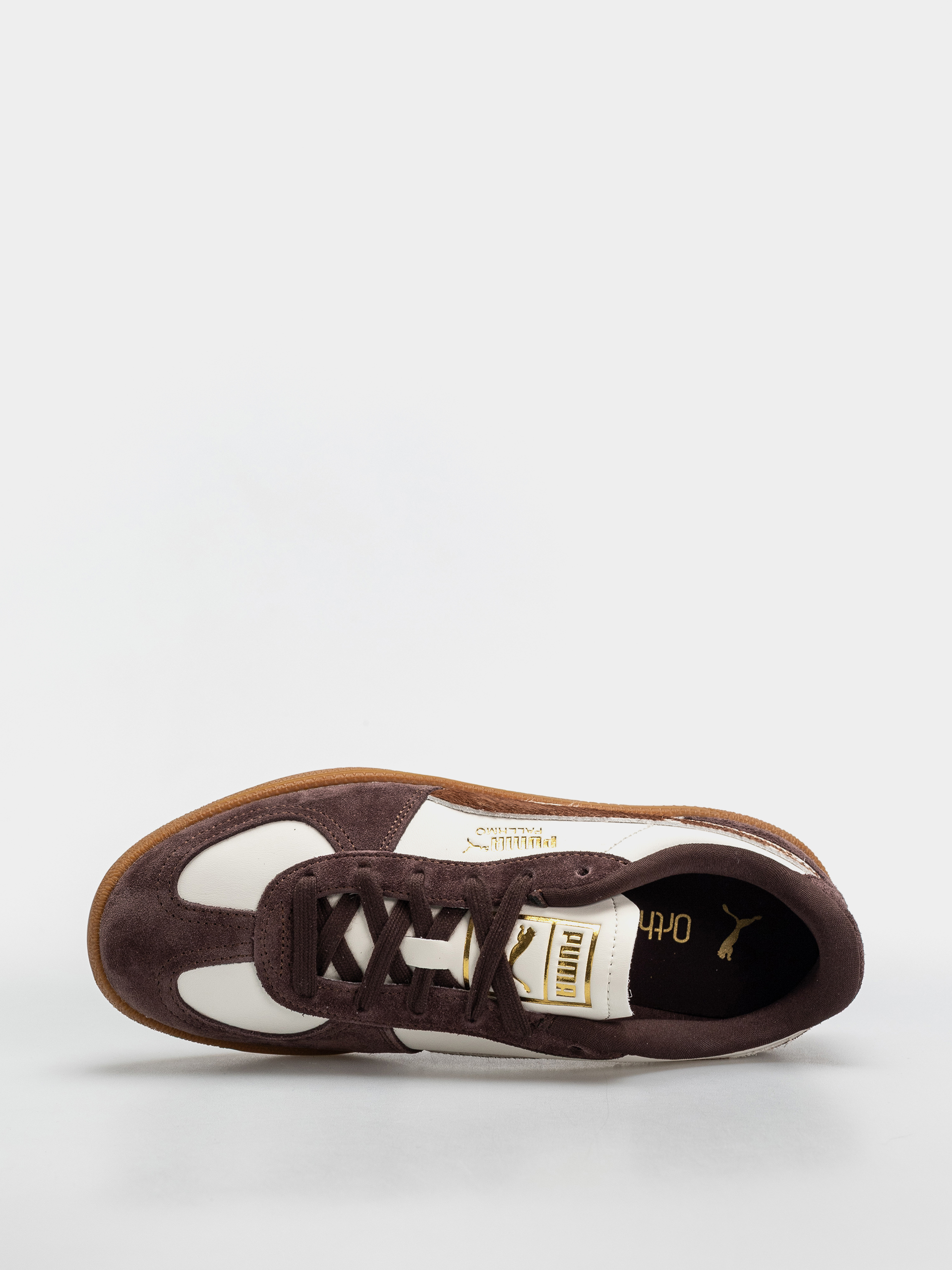 Boty Puma Palermo Cow Wmn (warm white/chocolate brown/gum)