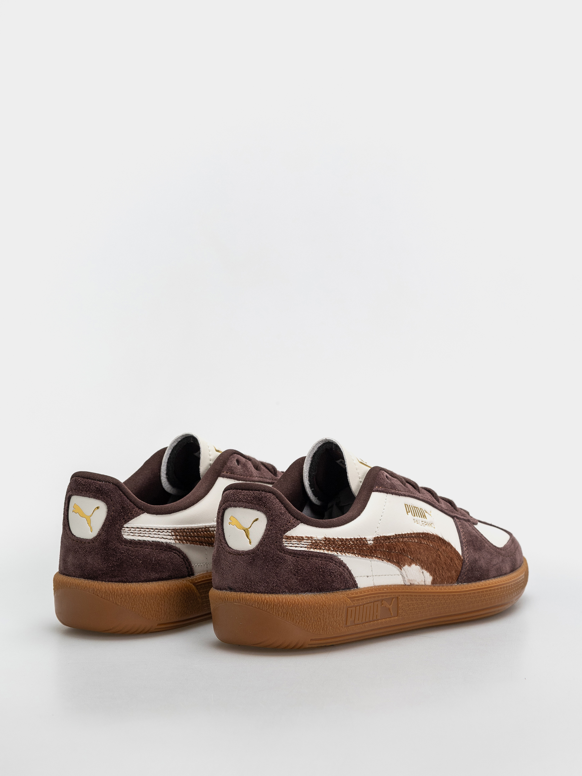 Boty Puma Palermo Cow Wmn (warm white/chocolate brown/gum)