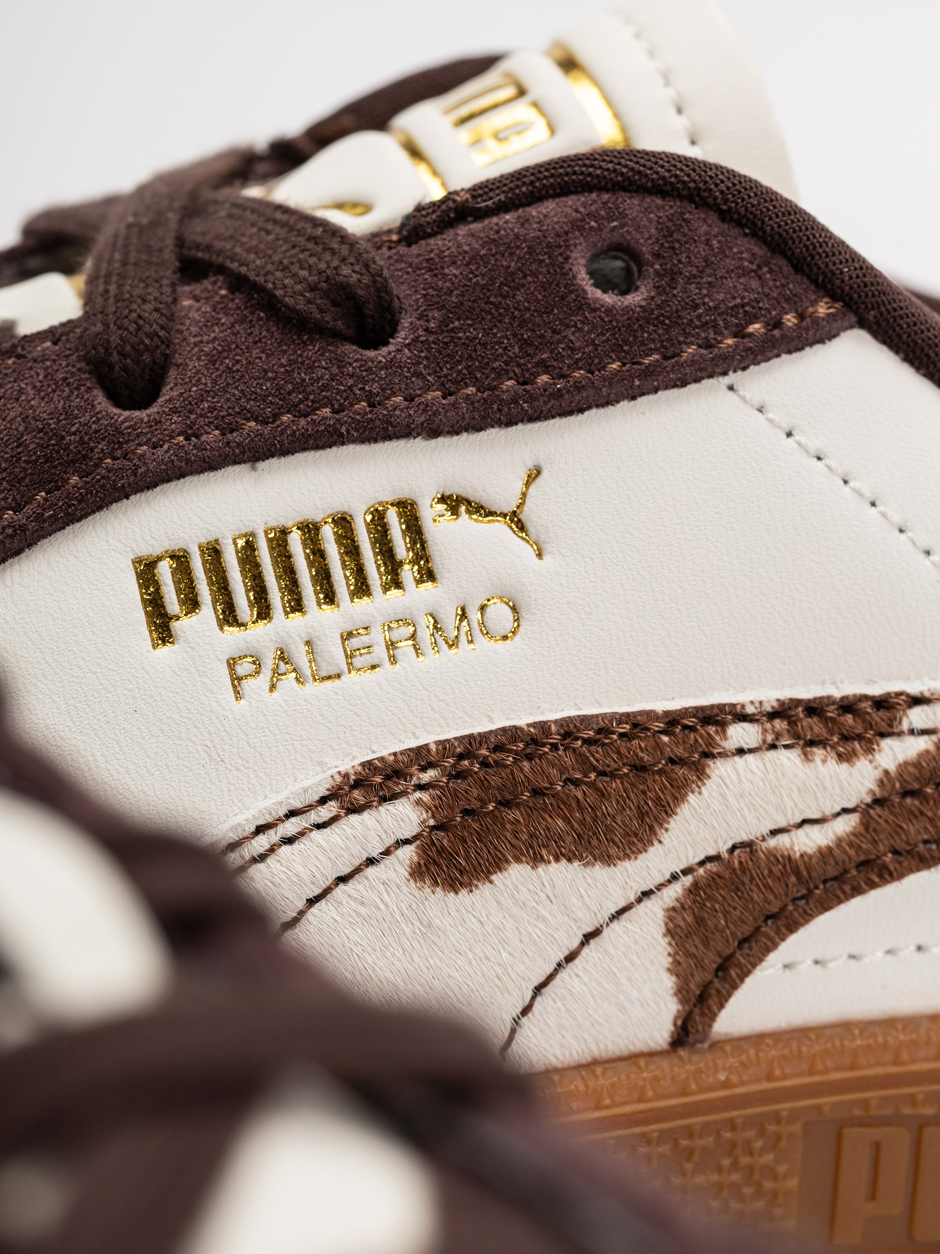 Boty Puma Palermo Cow Wmn (warm white/chocolate brown/gum)