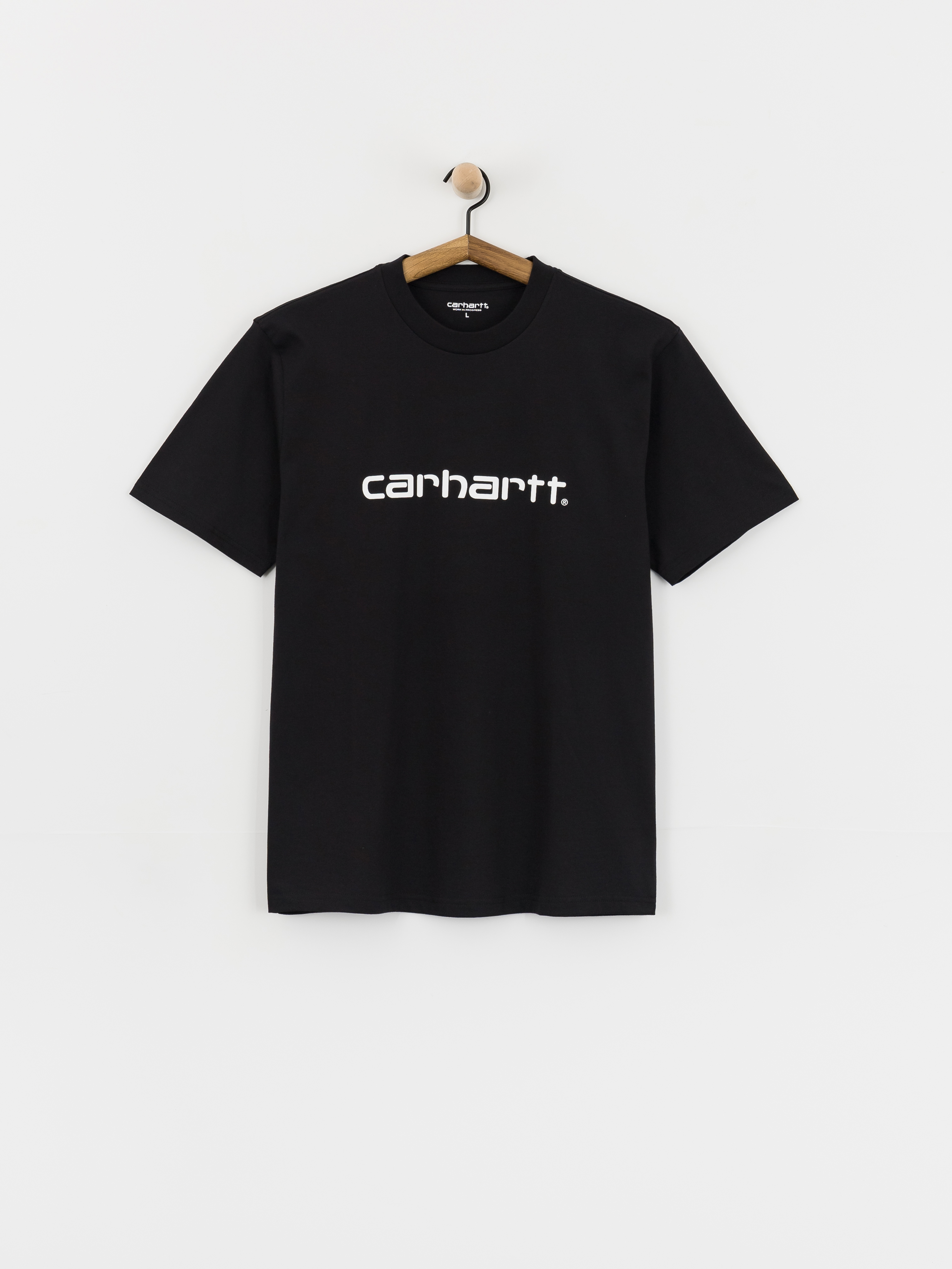 Tričko Carhartt WIP Script (black/white)