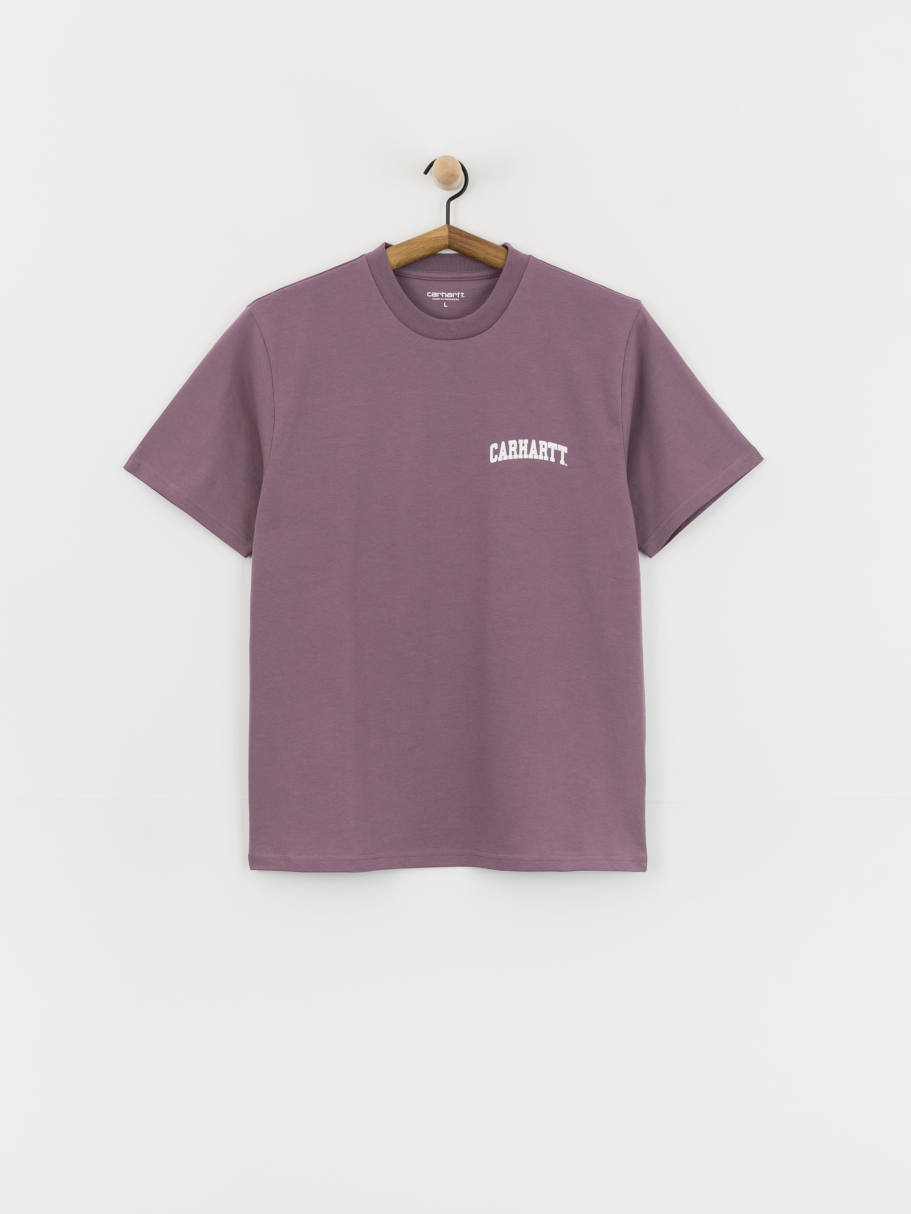 Tričko Carhartt WIP University Script (phlox/white)