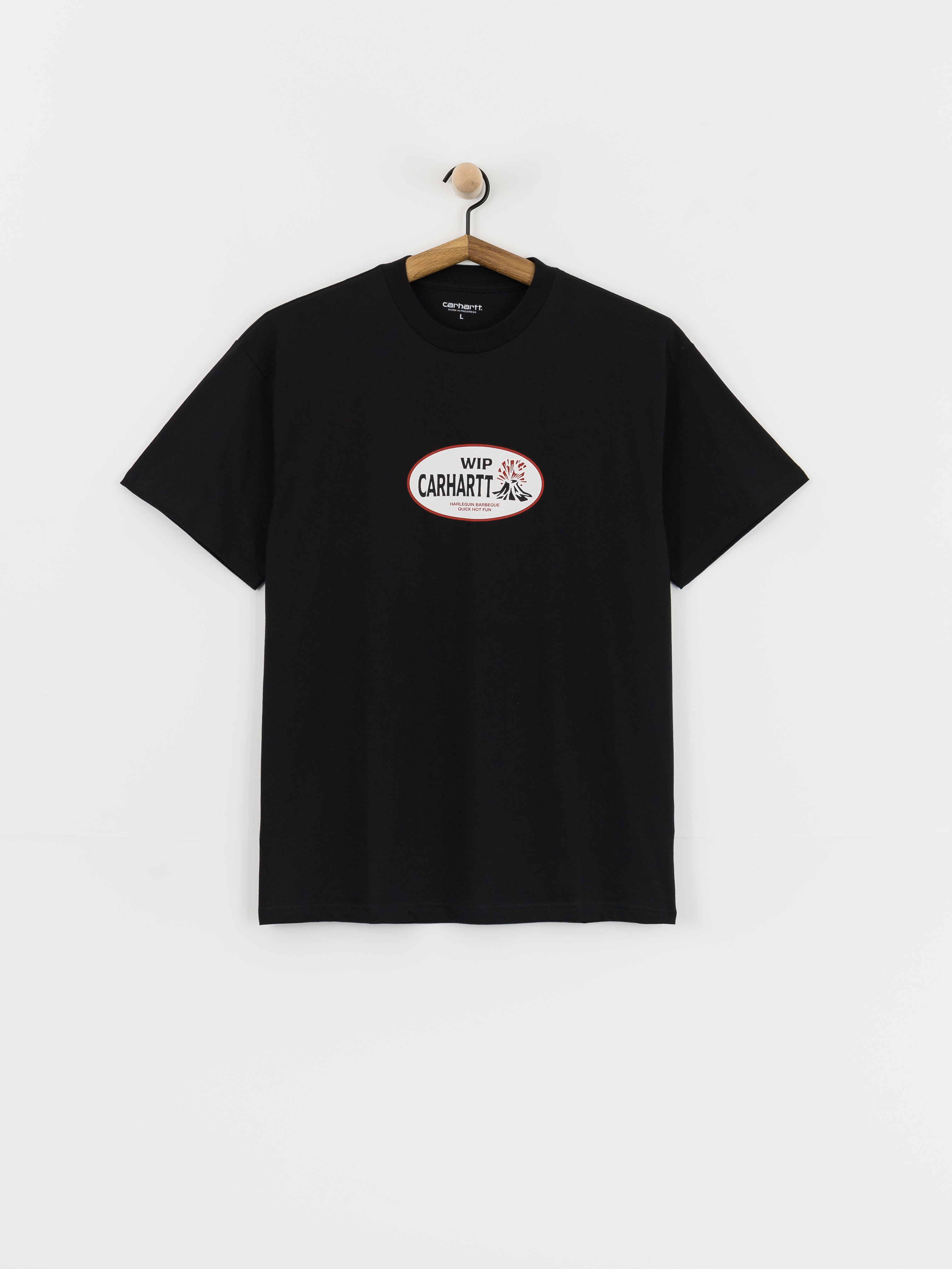 Tričko Carhartt WIP Harlequin BBQ (black)