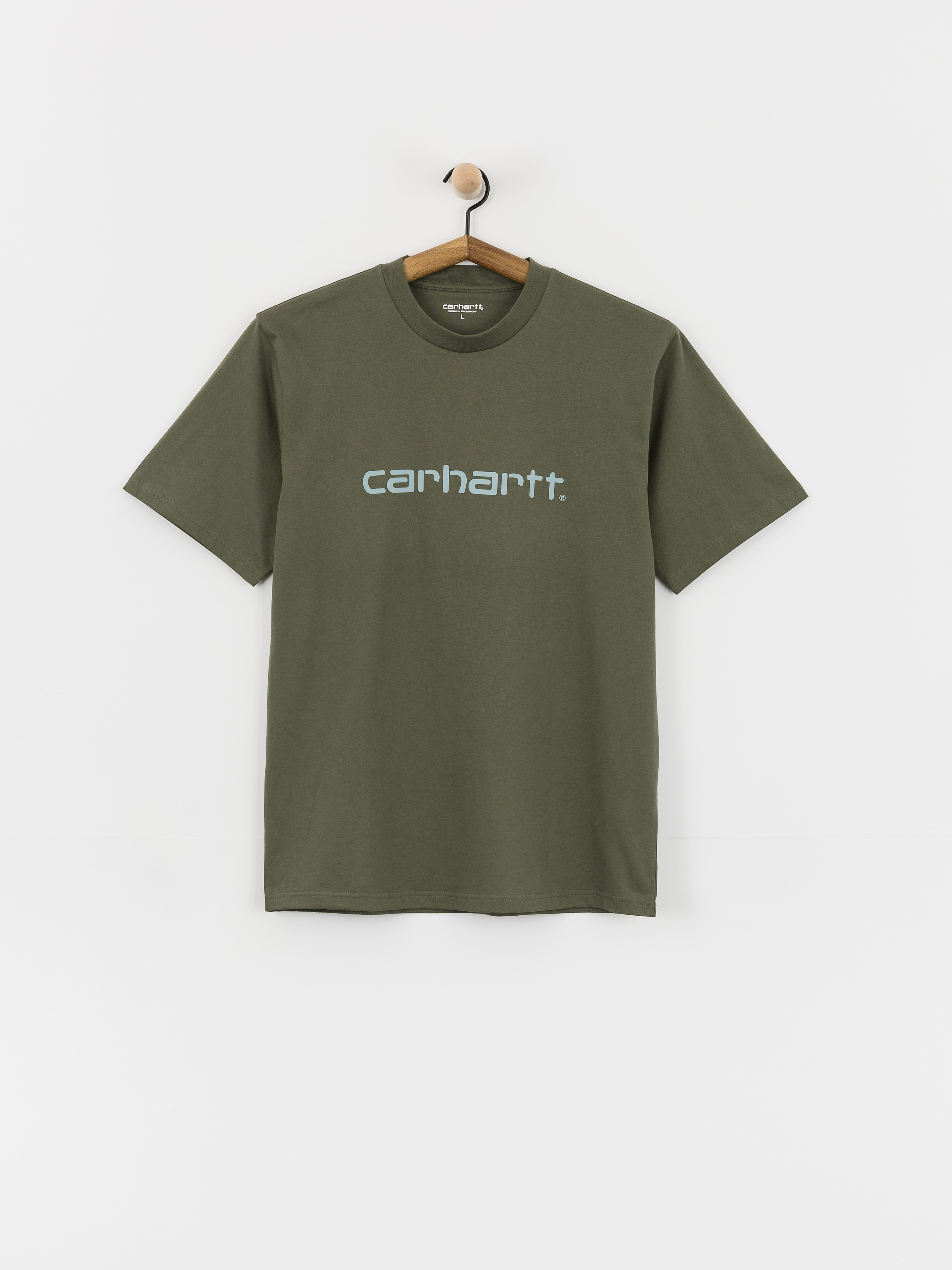 Tričko Carhartt WIP Script (leaf/tourmaline)