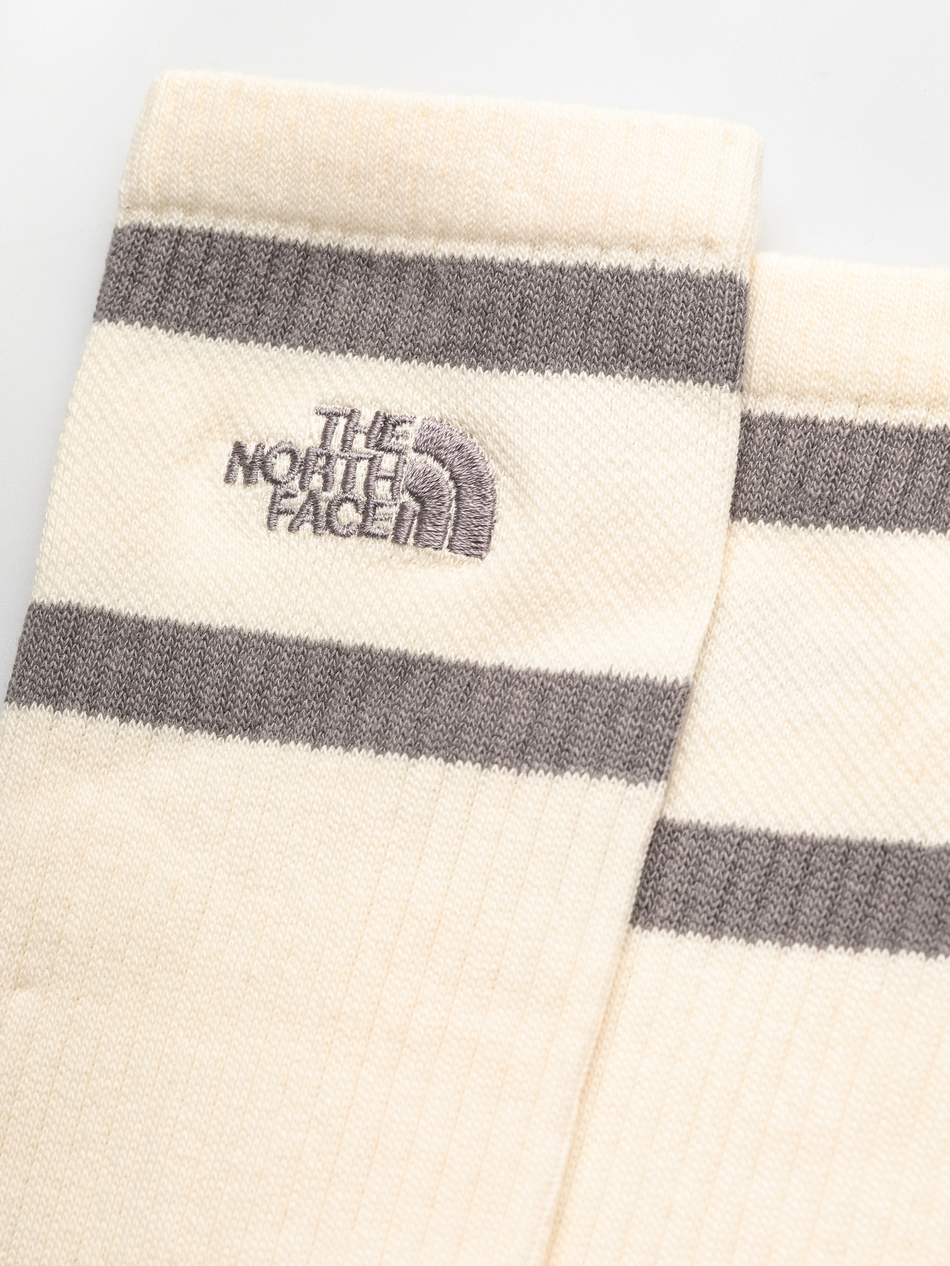 Ponožky The North Face Everyday Crew Heritage Stripe 2P (raw undyed)