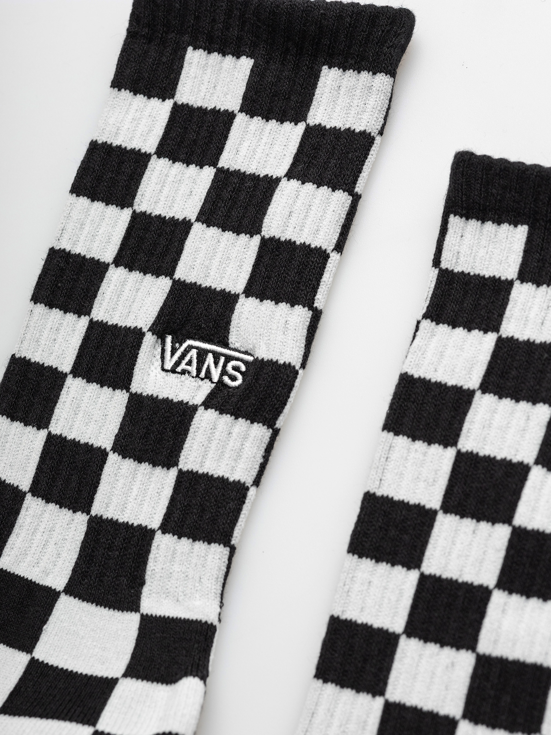 Ponožky Vans Checkerboard Crew (black/white)