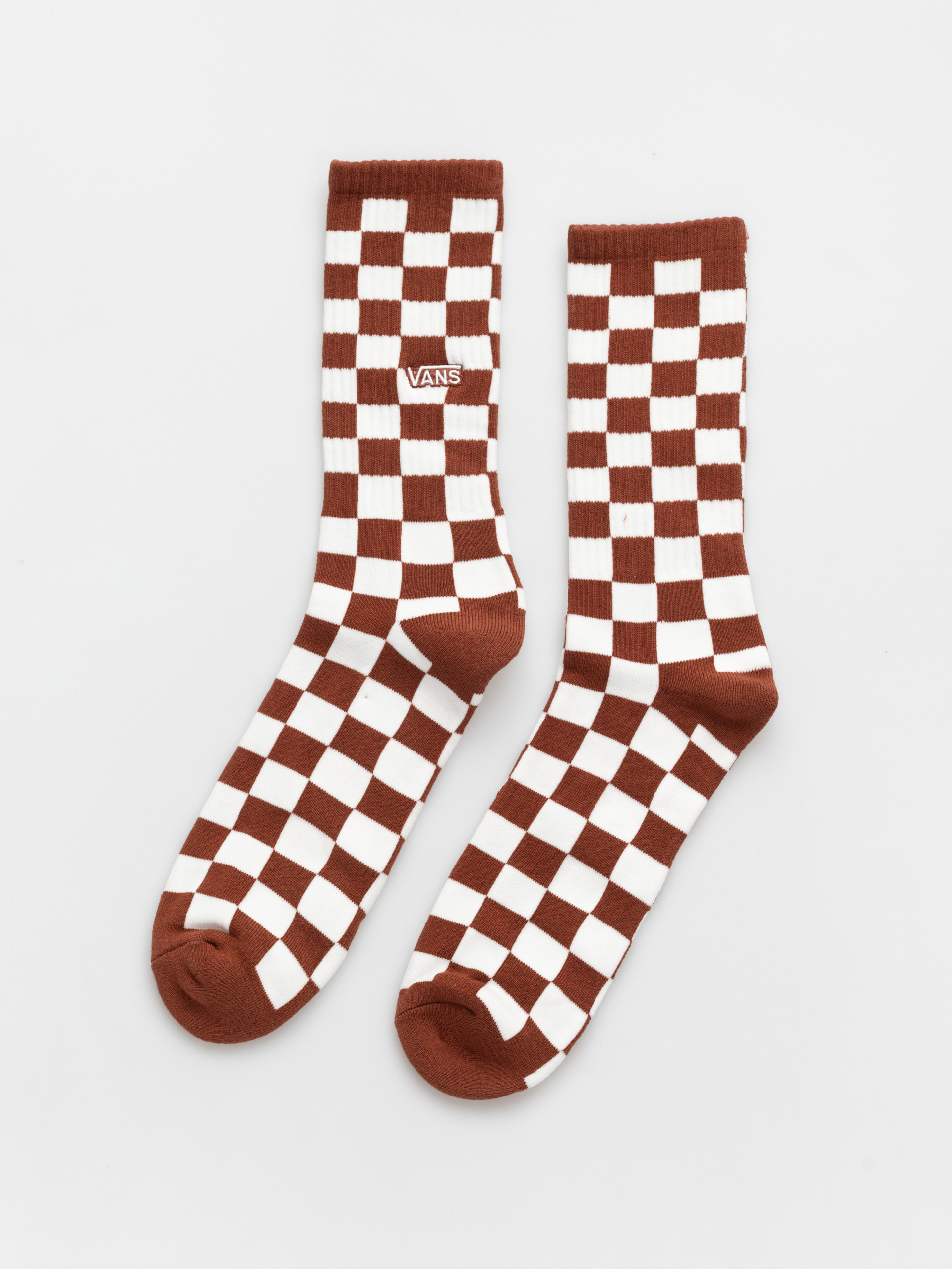 Ponožky Vans Checkerboard Crew (rust bronze)