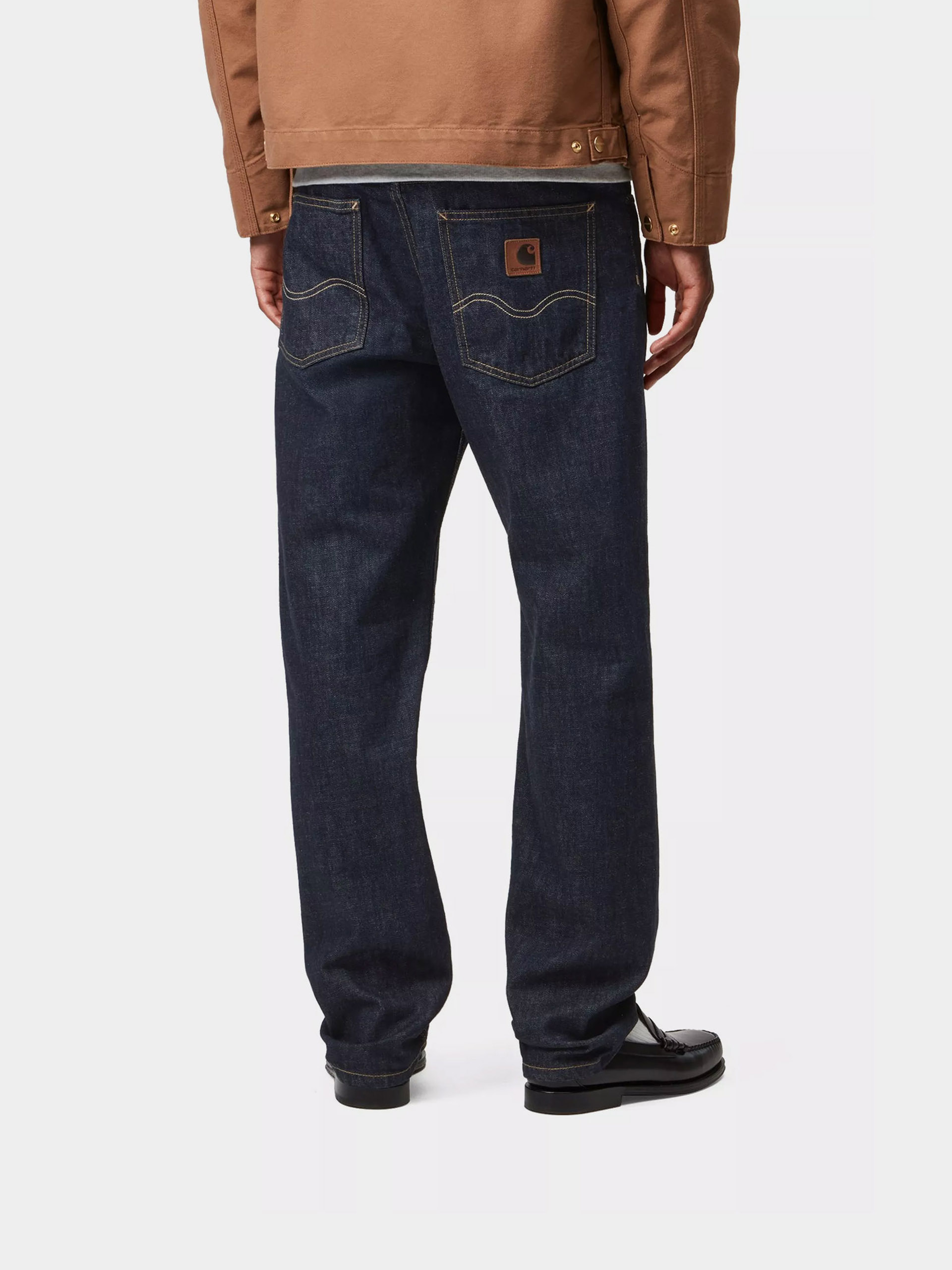 Kalhoty Carhartt WIP Marlow (blue rinsed)