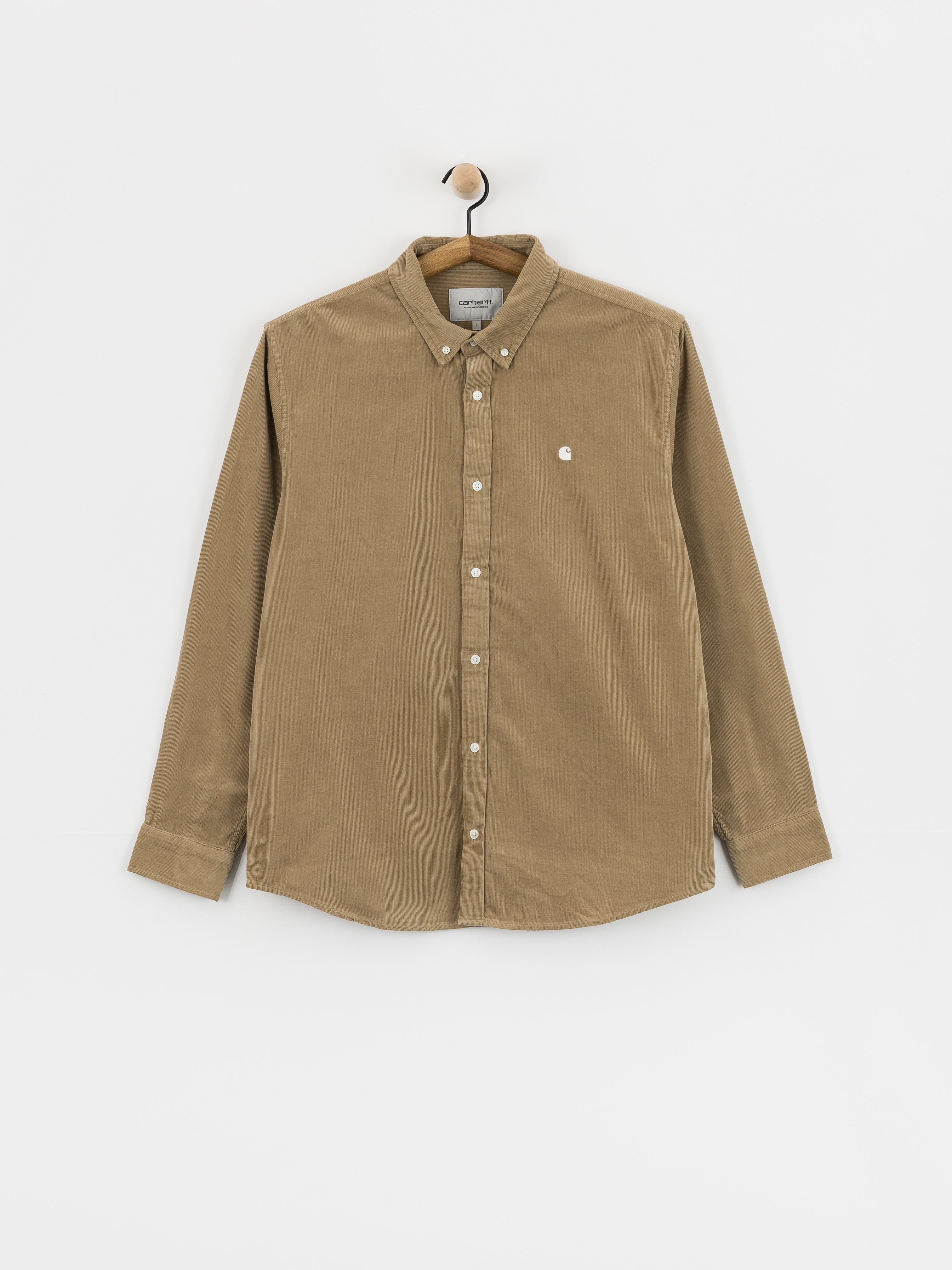 Košile Carhartt WIP Madison Fine Cord (iroko/wax)