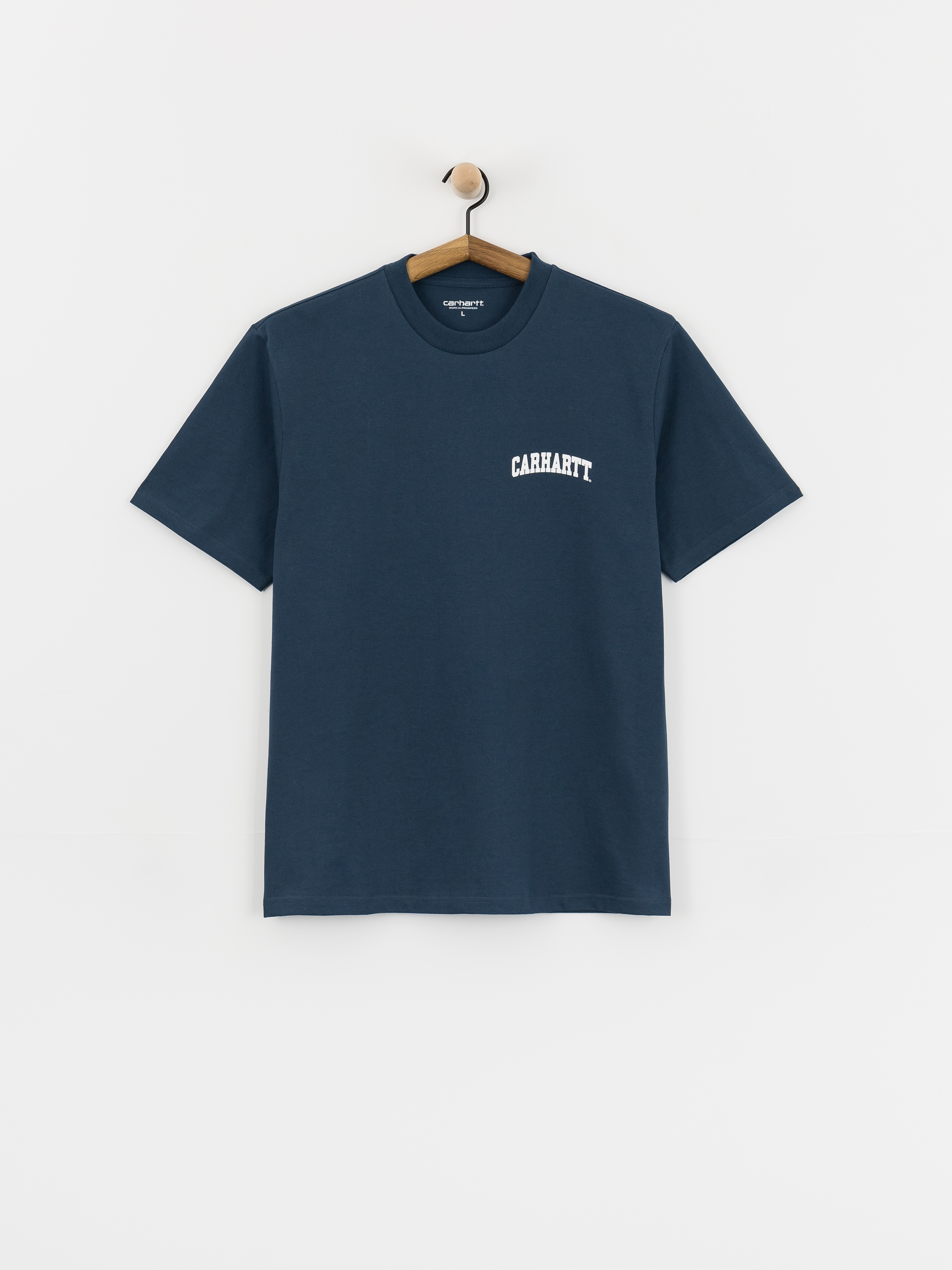 Tričko Carhartt WIP University Script (blue river/white)