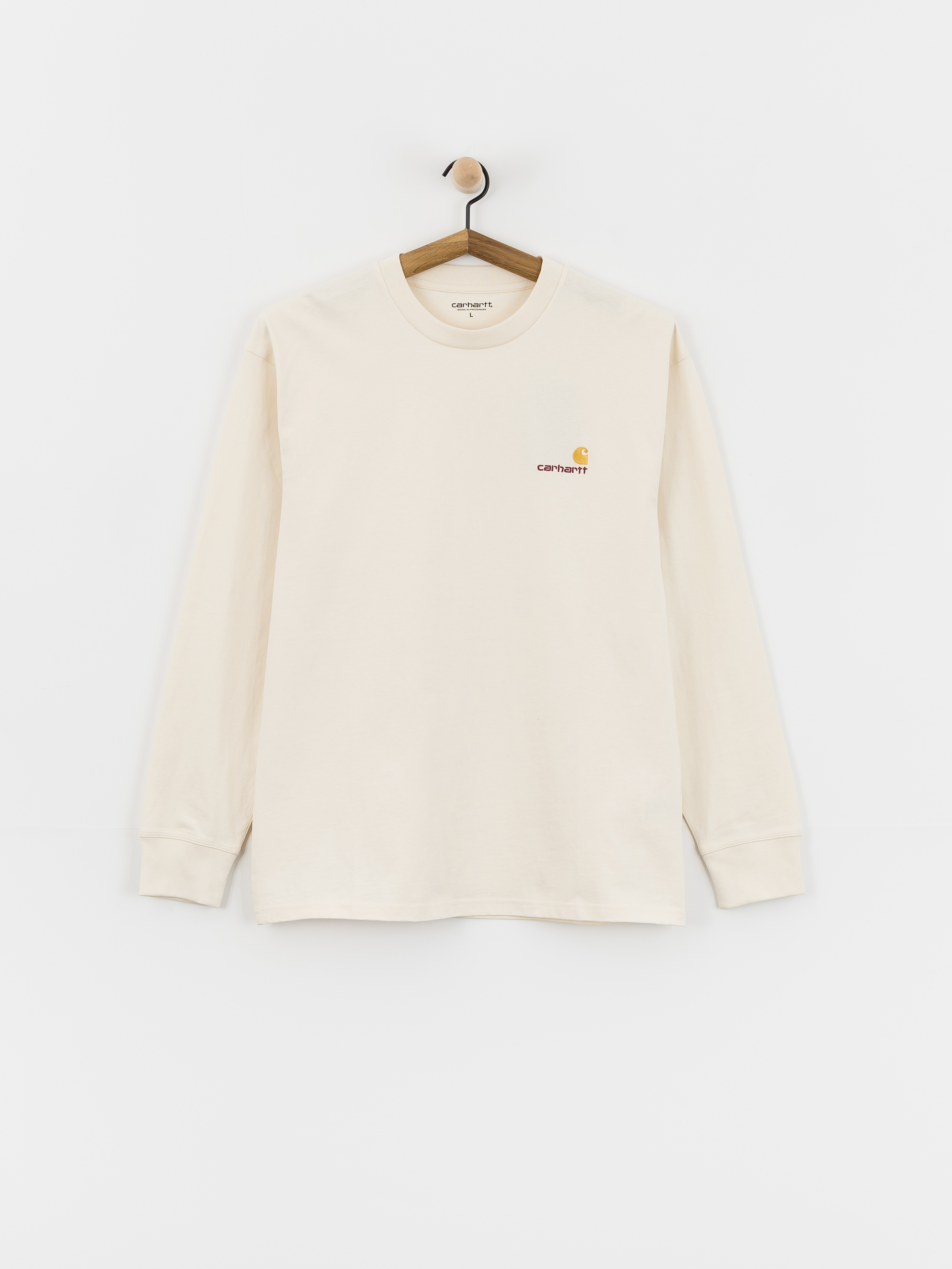 Triko Carhartt WIP American Script (natural)