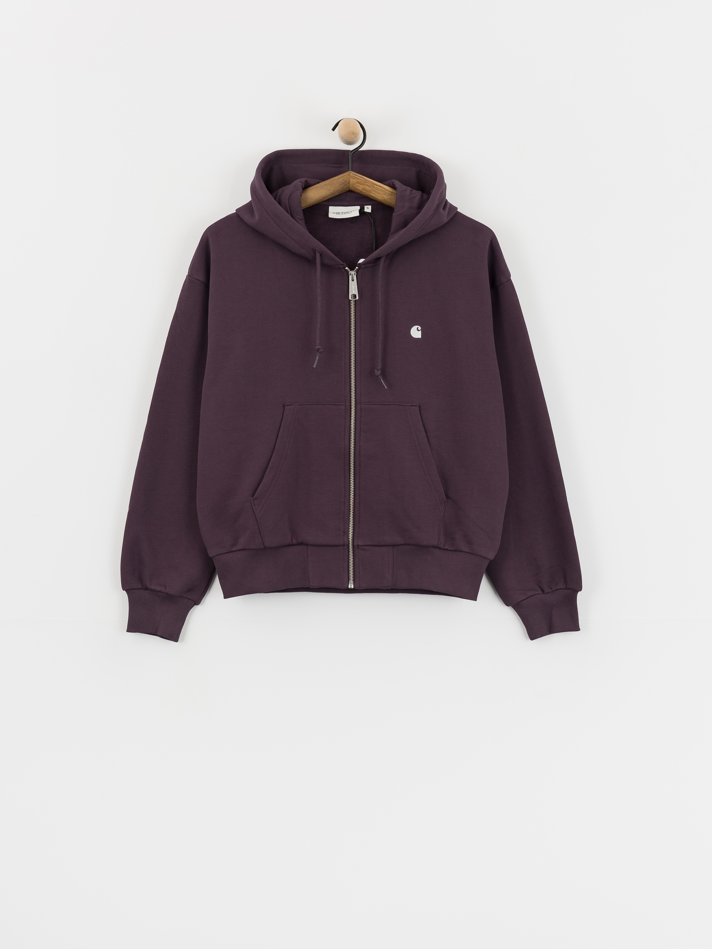Mikina s kapucu00ed Carhartt WIP Casey ZHD Wmn (cozy purple/silver)