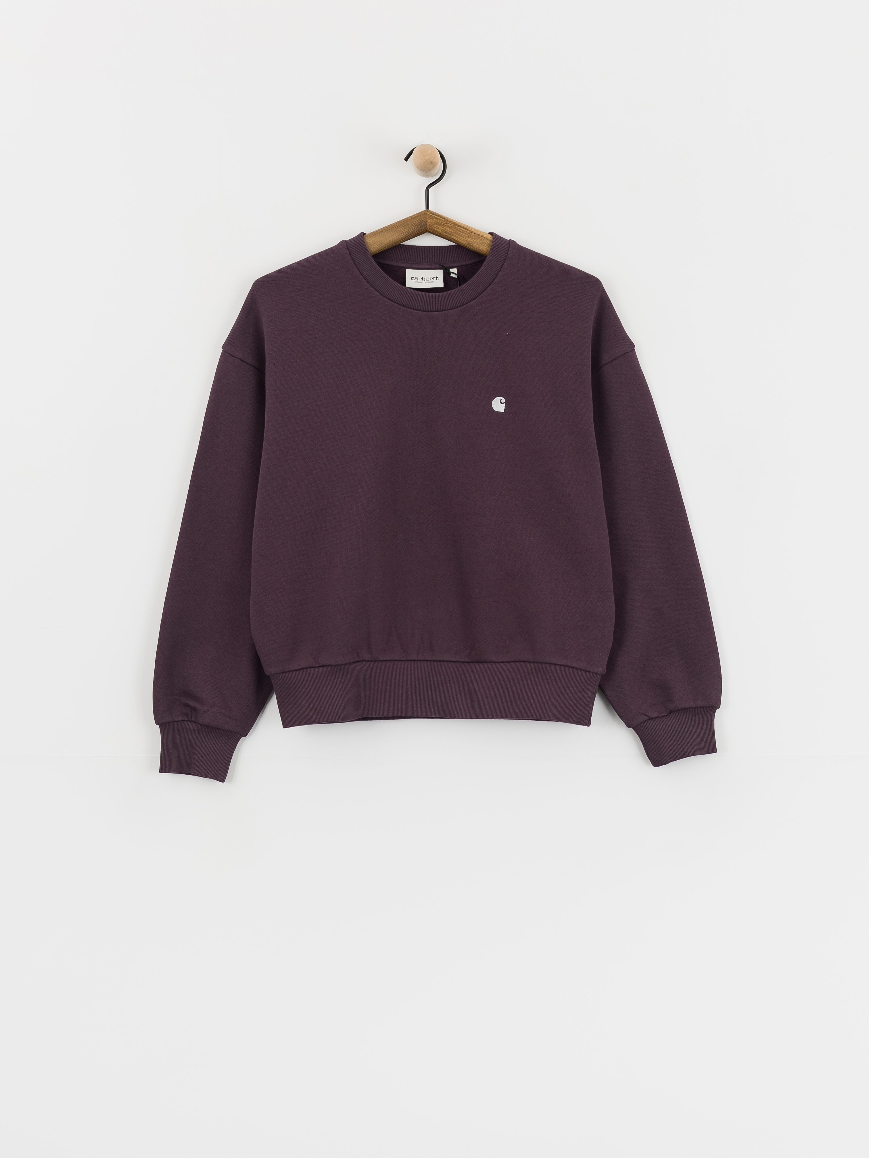 Mikina Carhartt WIP Casey Wmn (cozy purple/silver)
