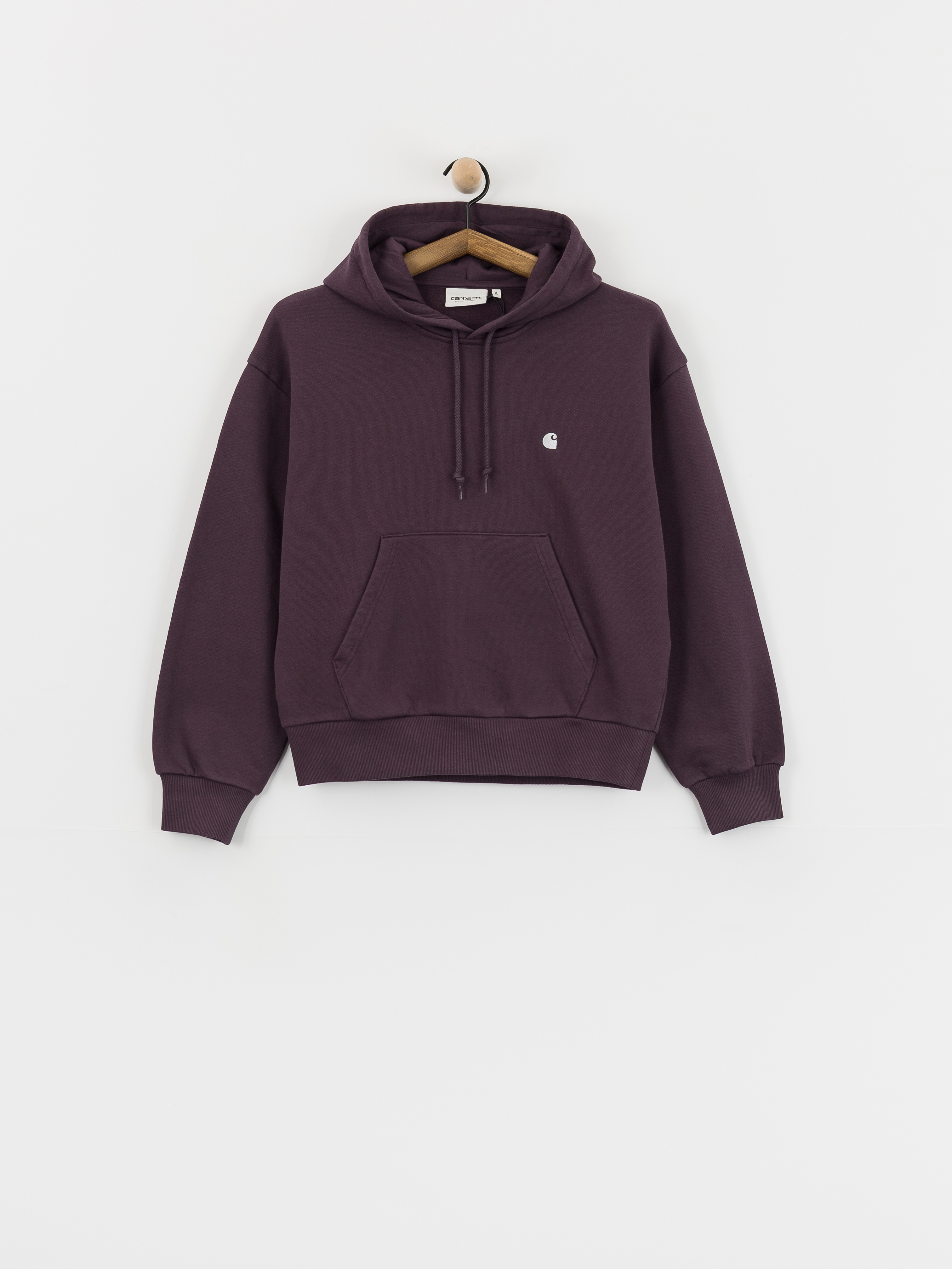 Mikina s kapucí Carhartt WIP Casey HD Wmn (cozy purple/silver)