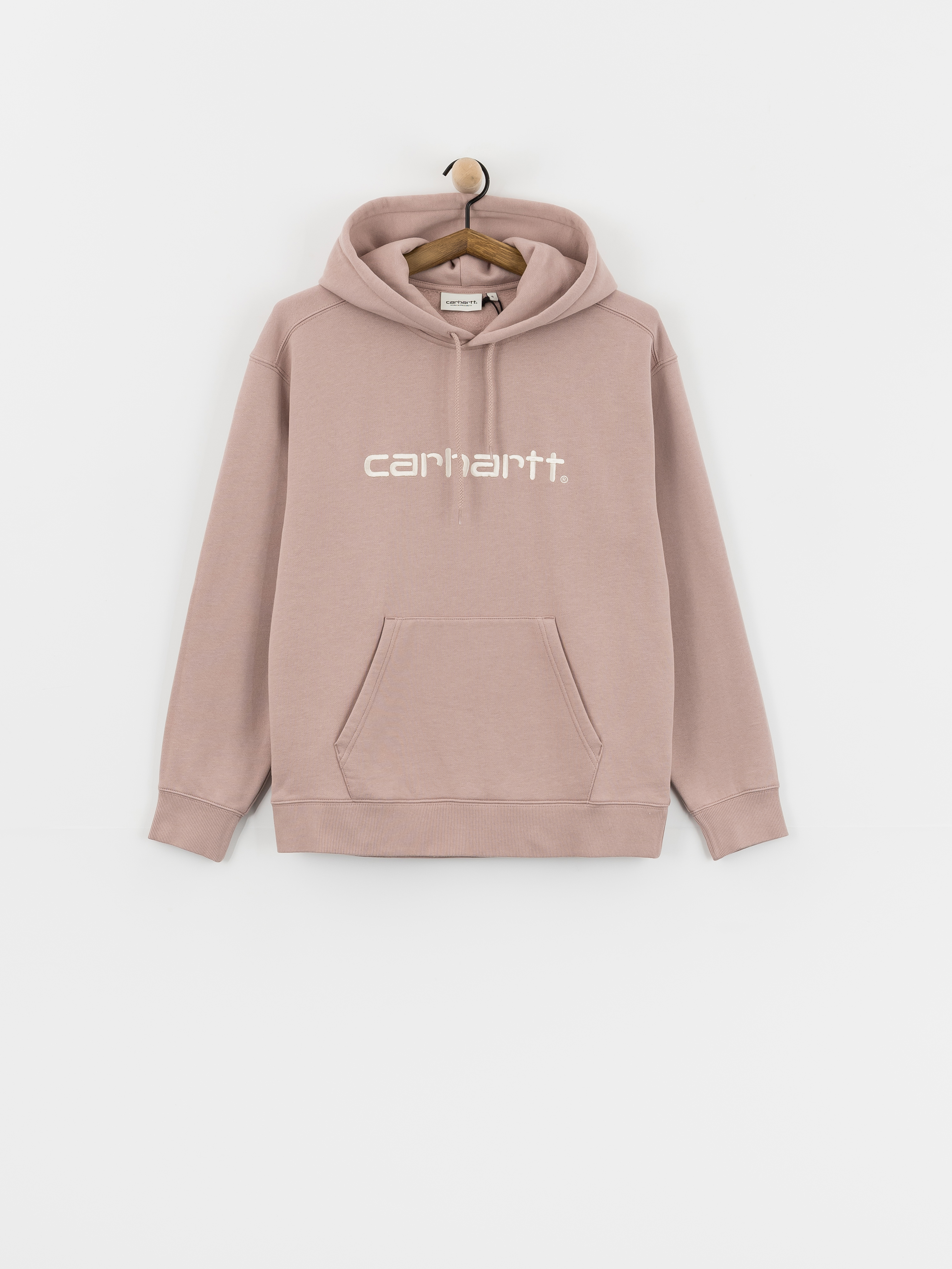 Mikina s kapucu00ed Carhartt WIP Carhartt HD Wmn (gentle pink/cinnerus)