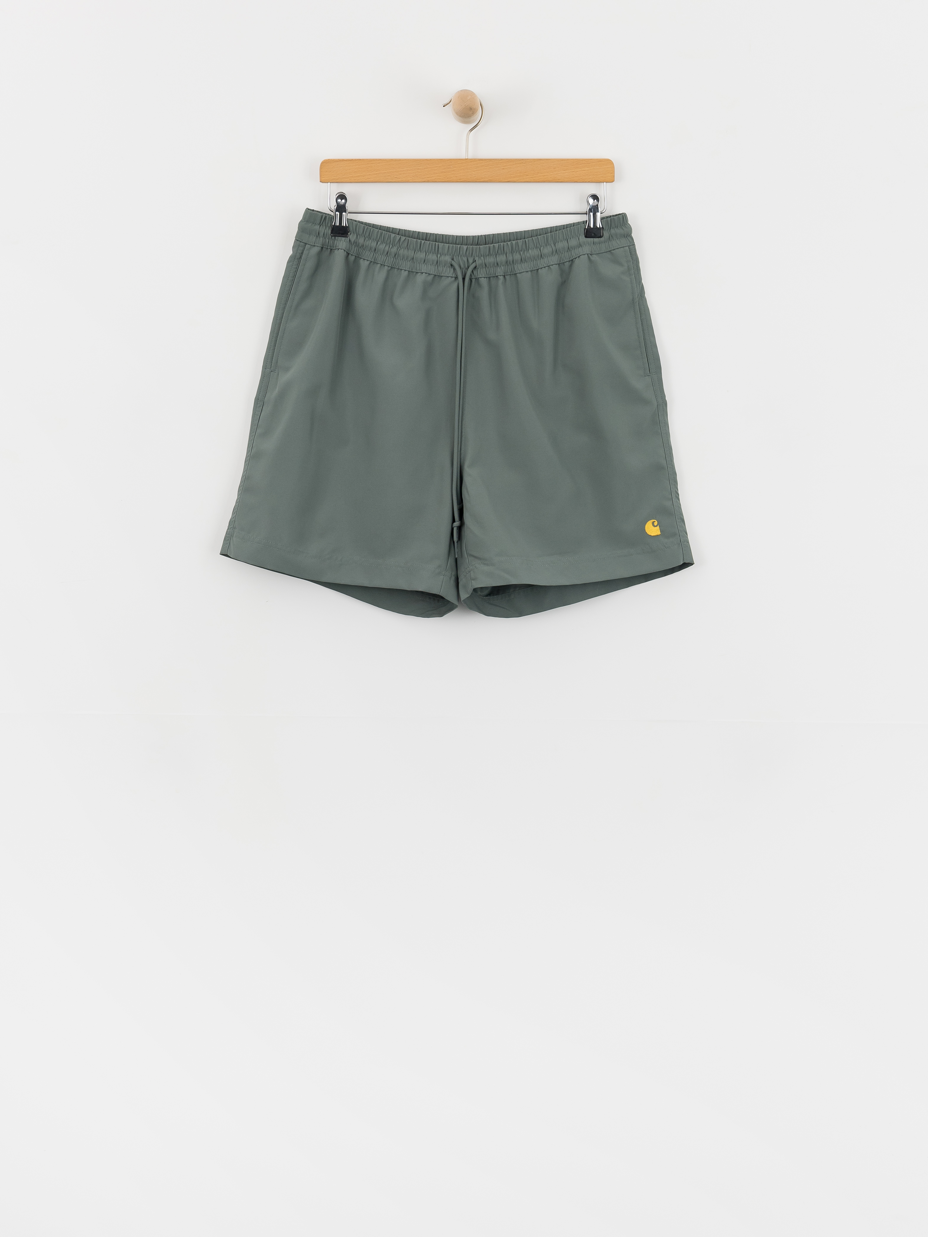 Kraťasy Carhartt WIP Chase Swim (velvet green/gold)