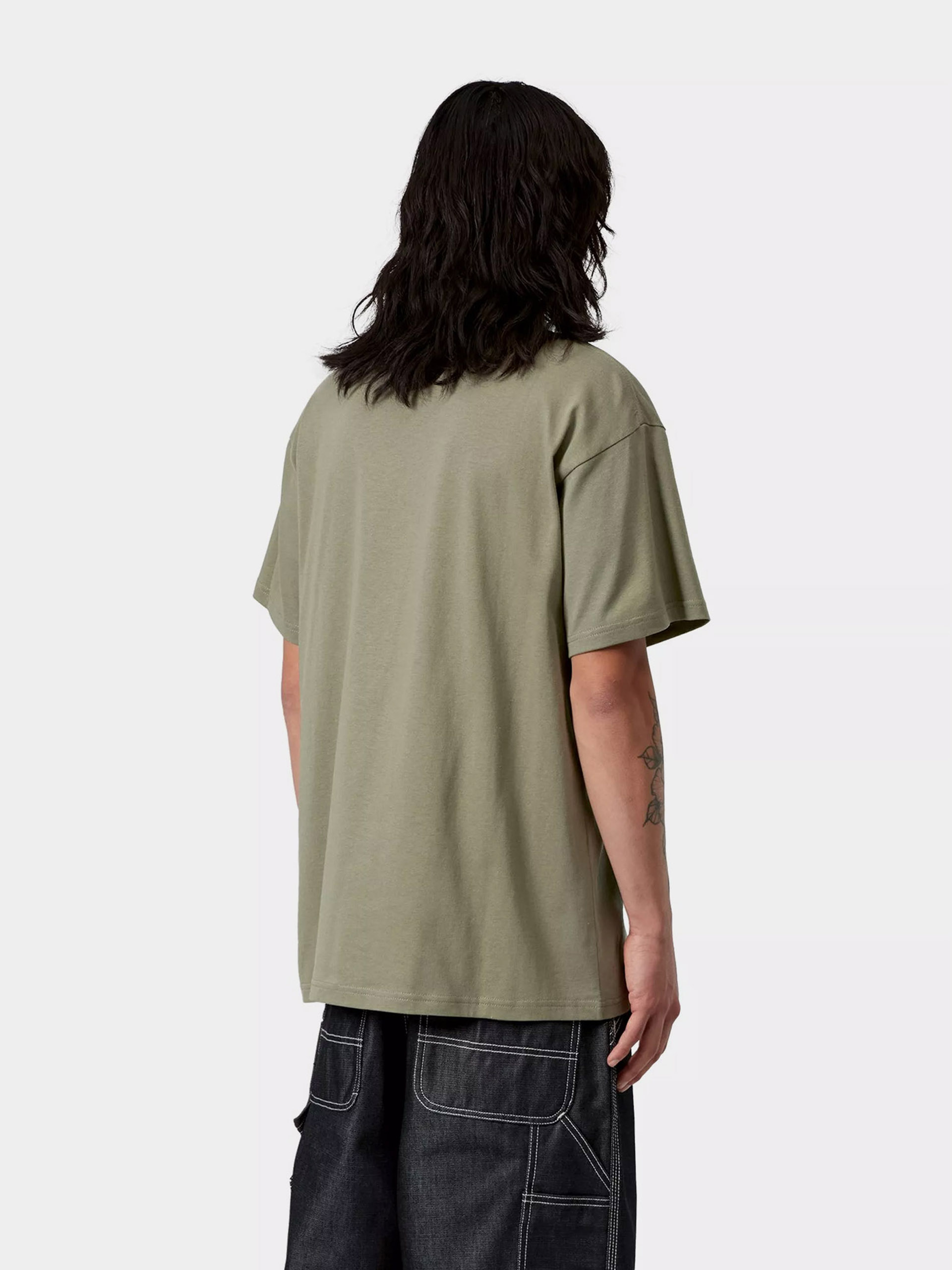Tričko Carhartt WIP Barbwire C (dollar green)