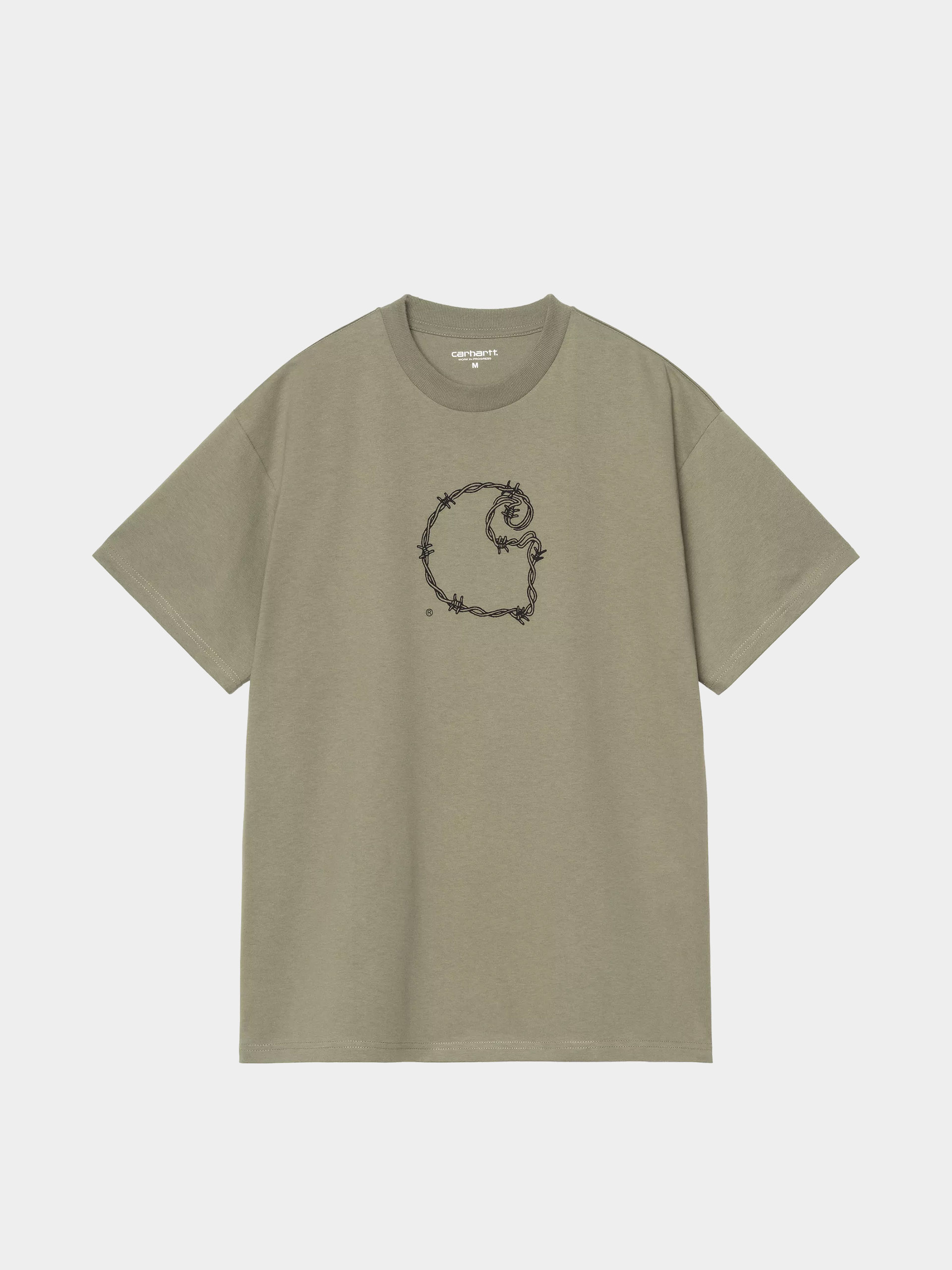 Tričko Carhartt WIP Barbwire C (dollar green)