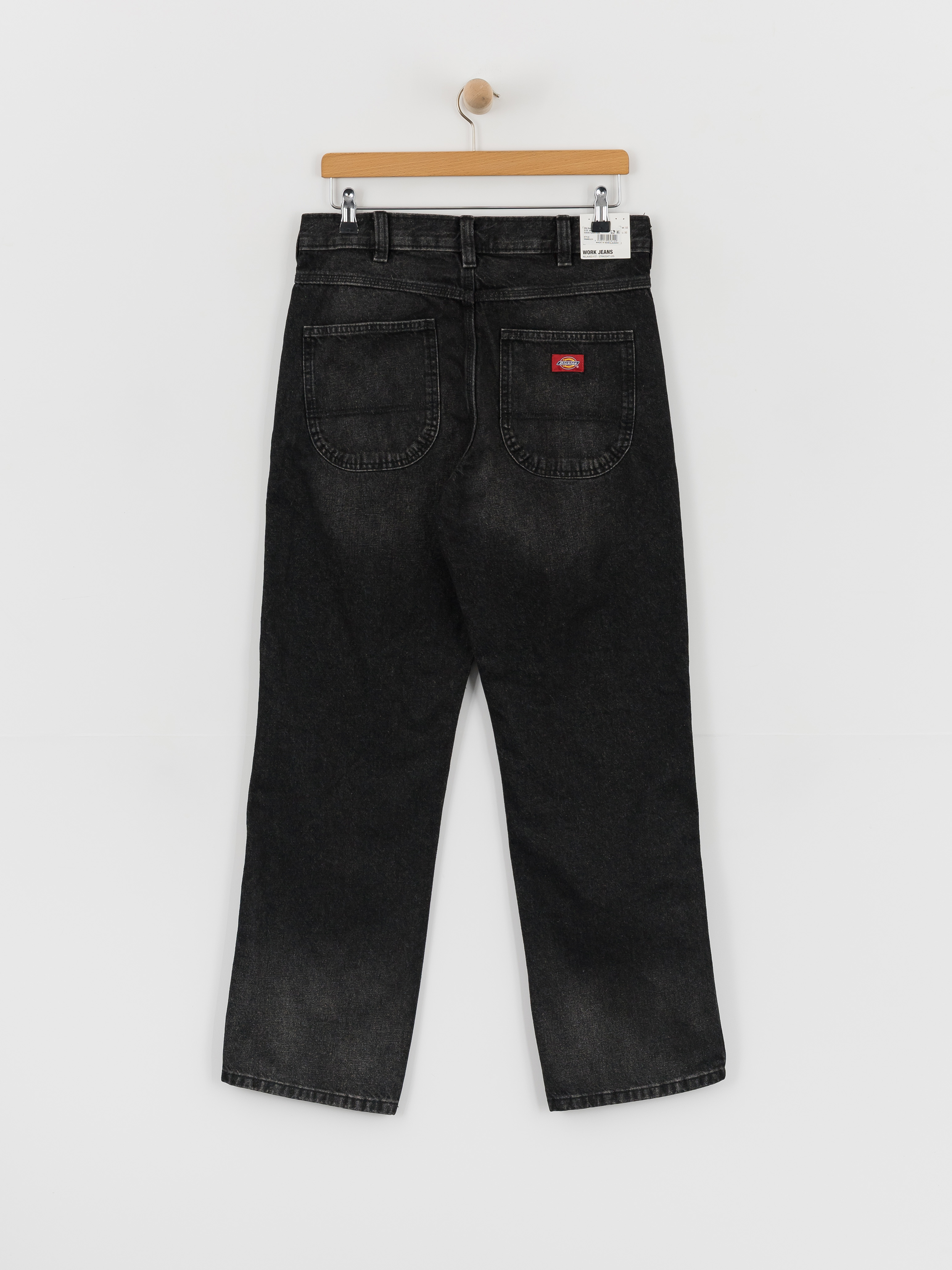Kalhoty Dickies 954 Relaxed Straight Work (black wash faded)