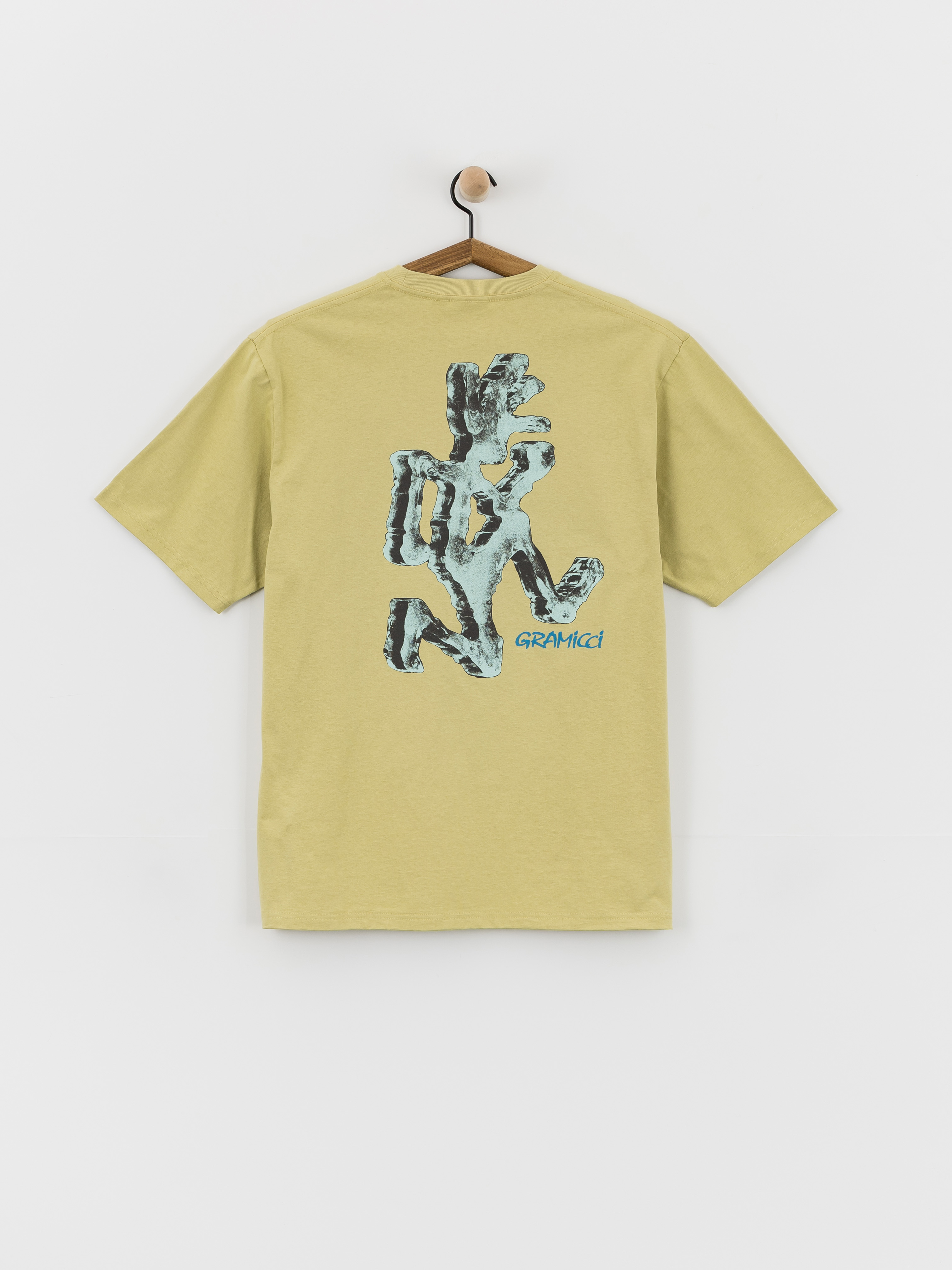 Tričko Gramicci Ice Sculpture (lime)