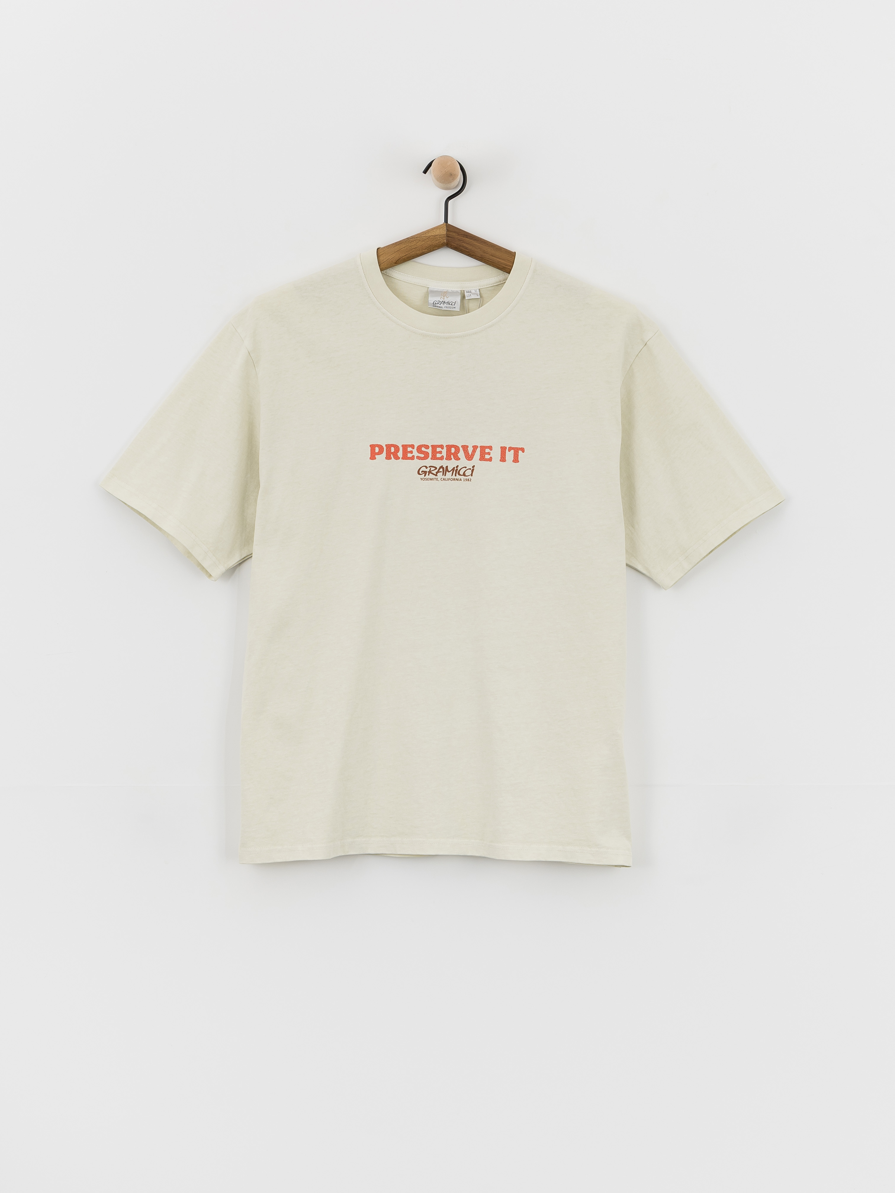 Tričko Gramicci Footprints Pigment Dyed (natural pigment)